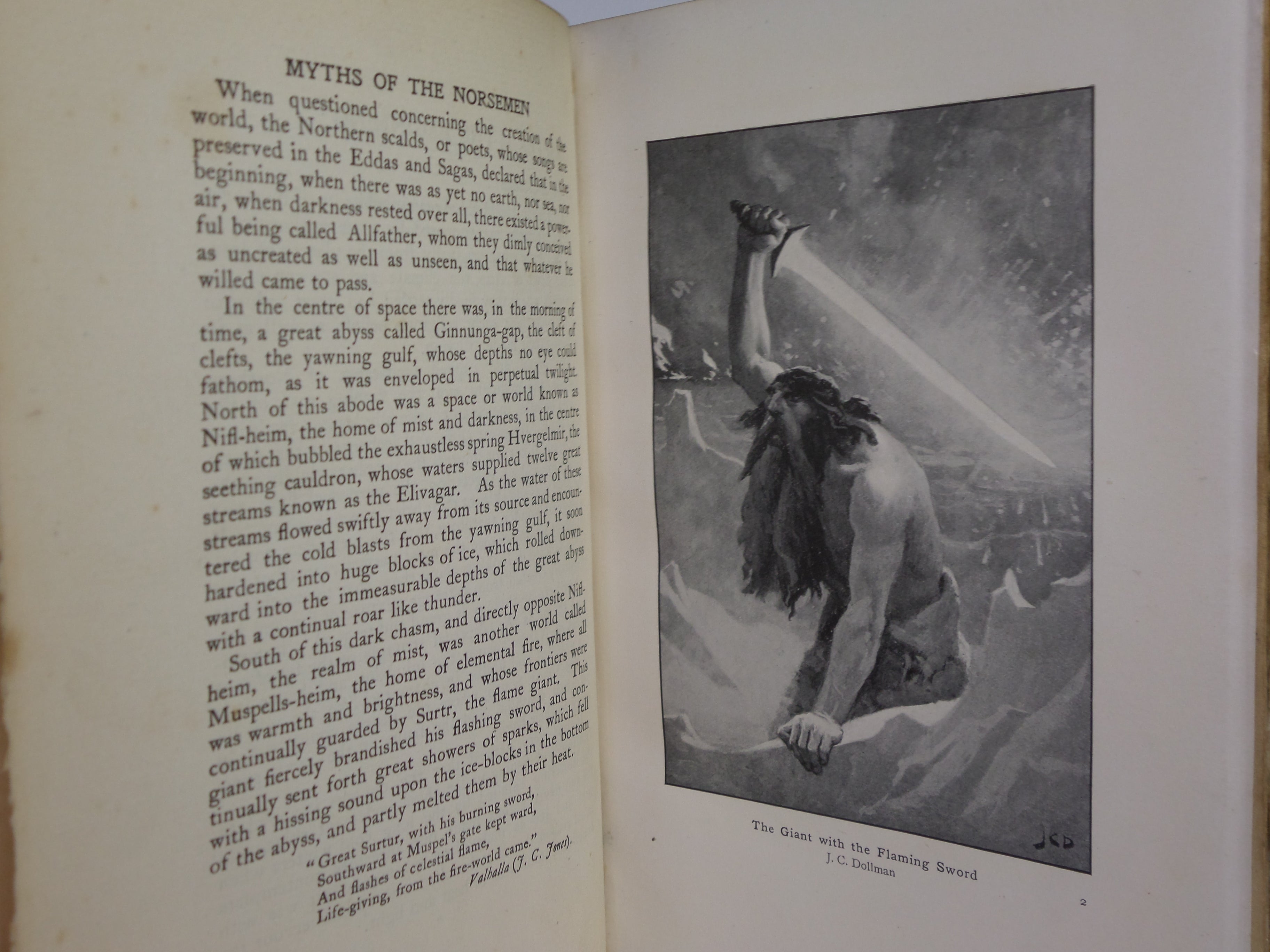 MYTHS OF THE NORSEMEN BY H. A. GUERBER 1909 MORRELL BINDING