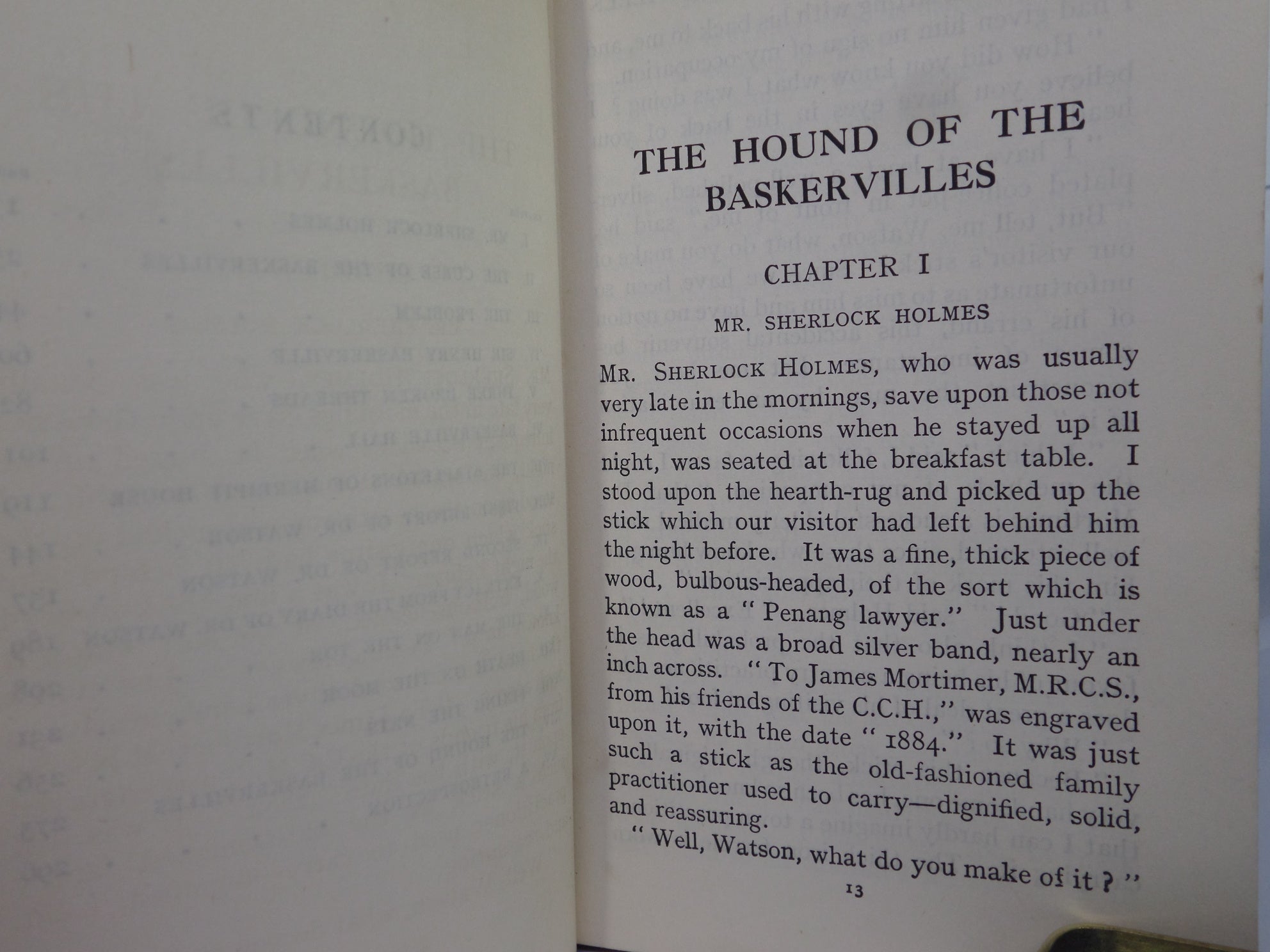 THE HOUND OF THE BASKERVILLES BY ARTHUR CONAN DOYLE 1939