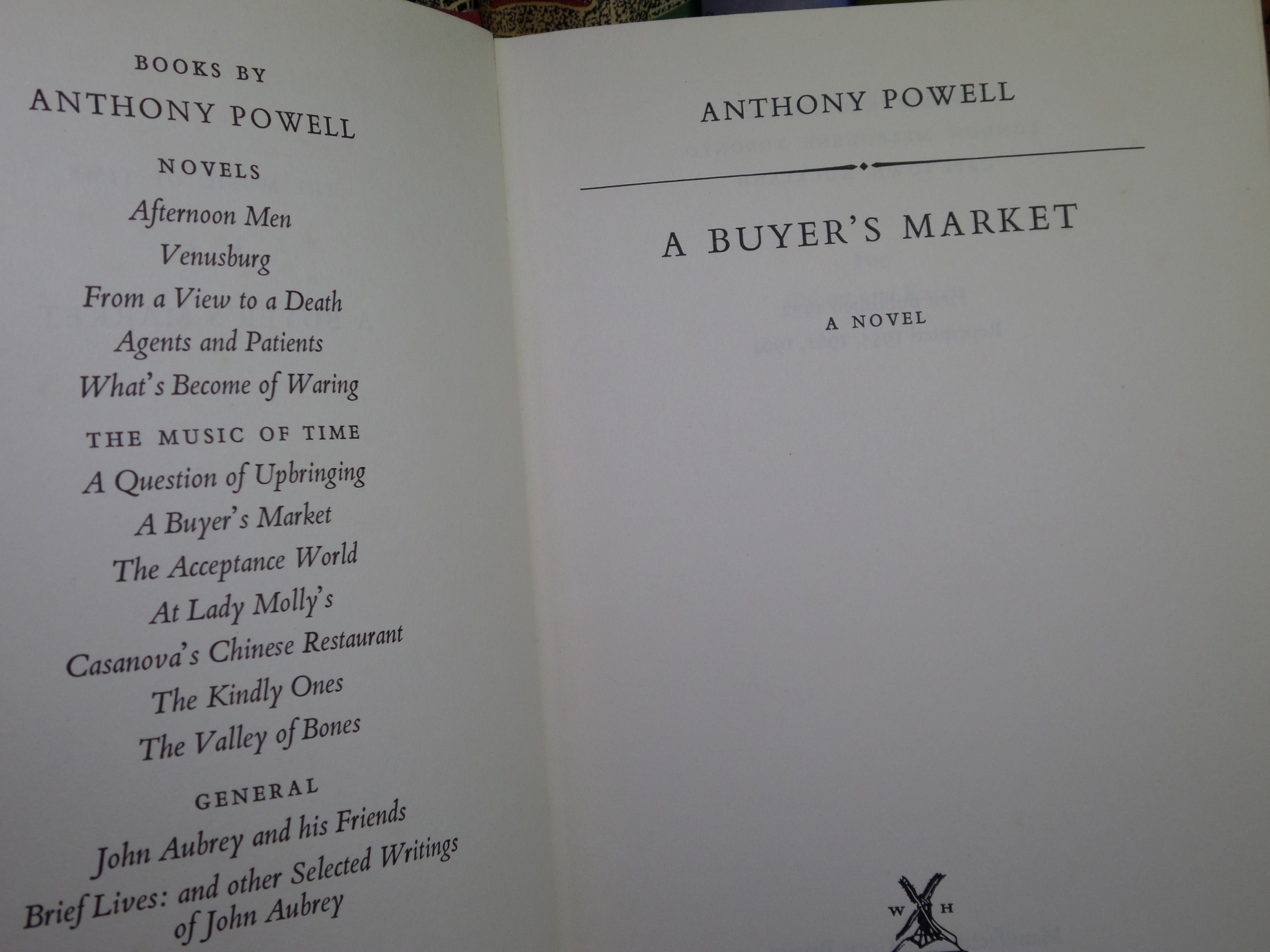 A DANCE TO THE MUSIC OF TIME, COMPLETE 12 VOLUME SET BY ANTHONY POWELL 1958-1975