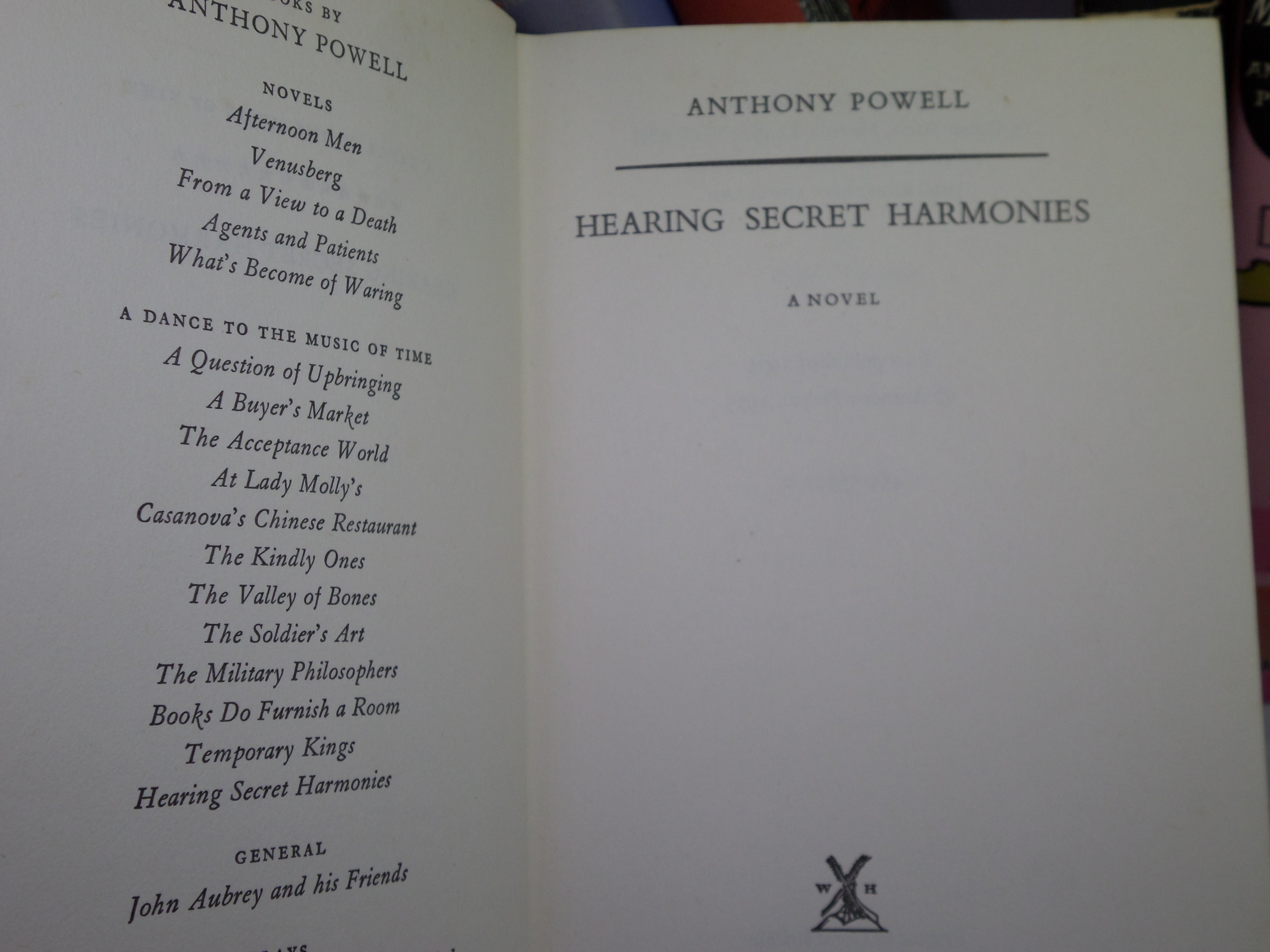 A DANCE TO THE MUSIC OF TIME, COMPLETE 12 VOLUME SET BY ANTHONY POWELL 1958-1975