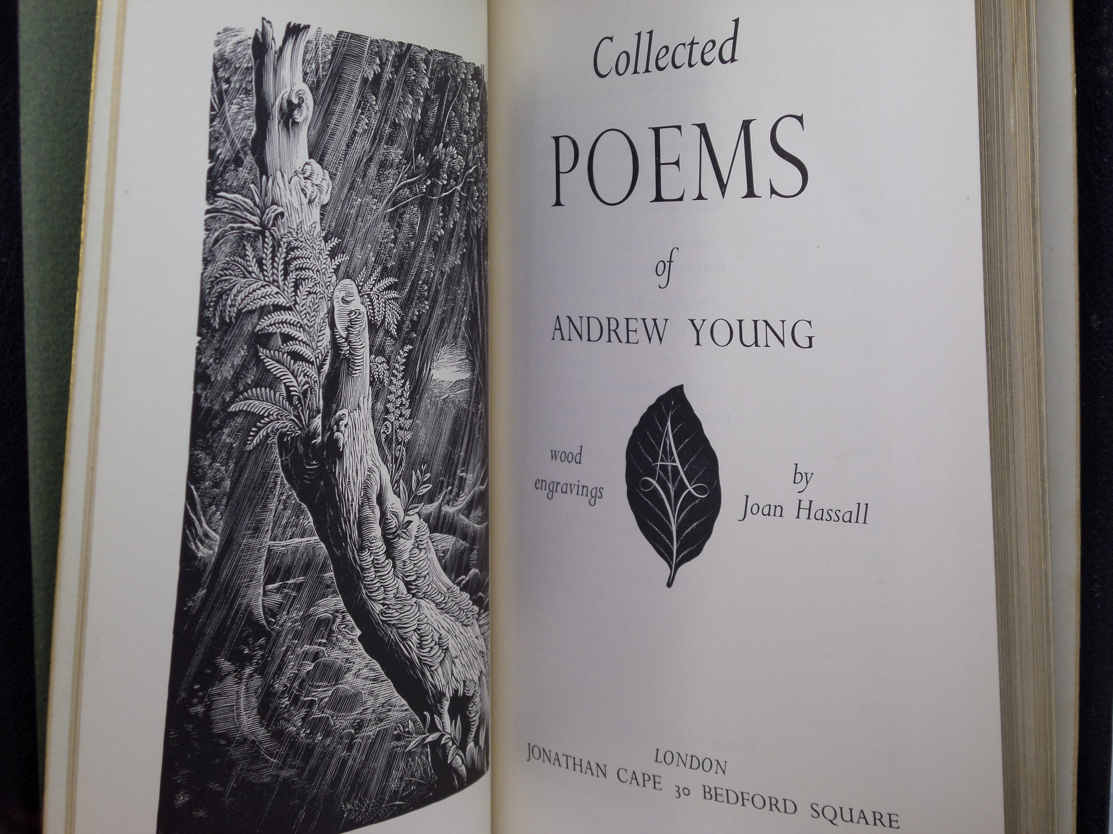 COLLECTED POEMS OF ANDREW YOUNG 1950 FINE BINDING