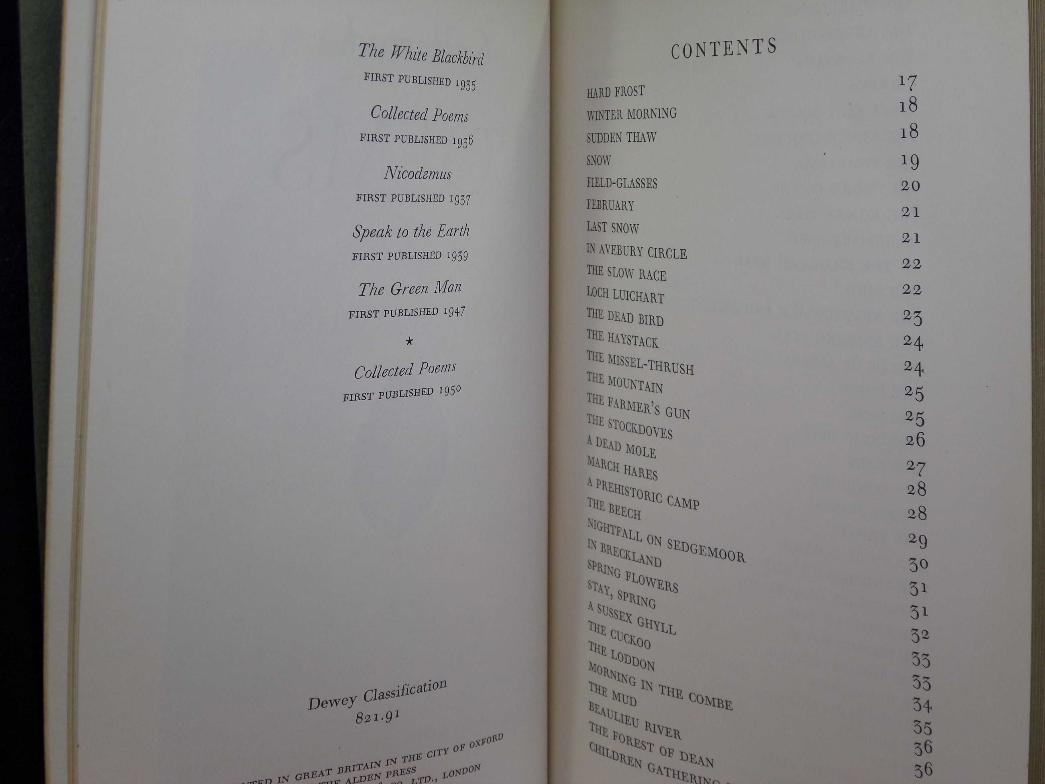 COLLECTED POEMS OF ANDREW YOUNG 1950 FINE BINDING