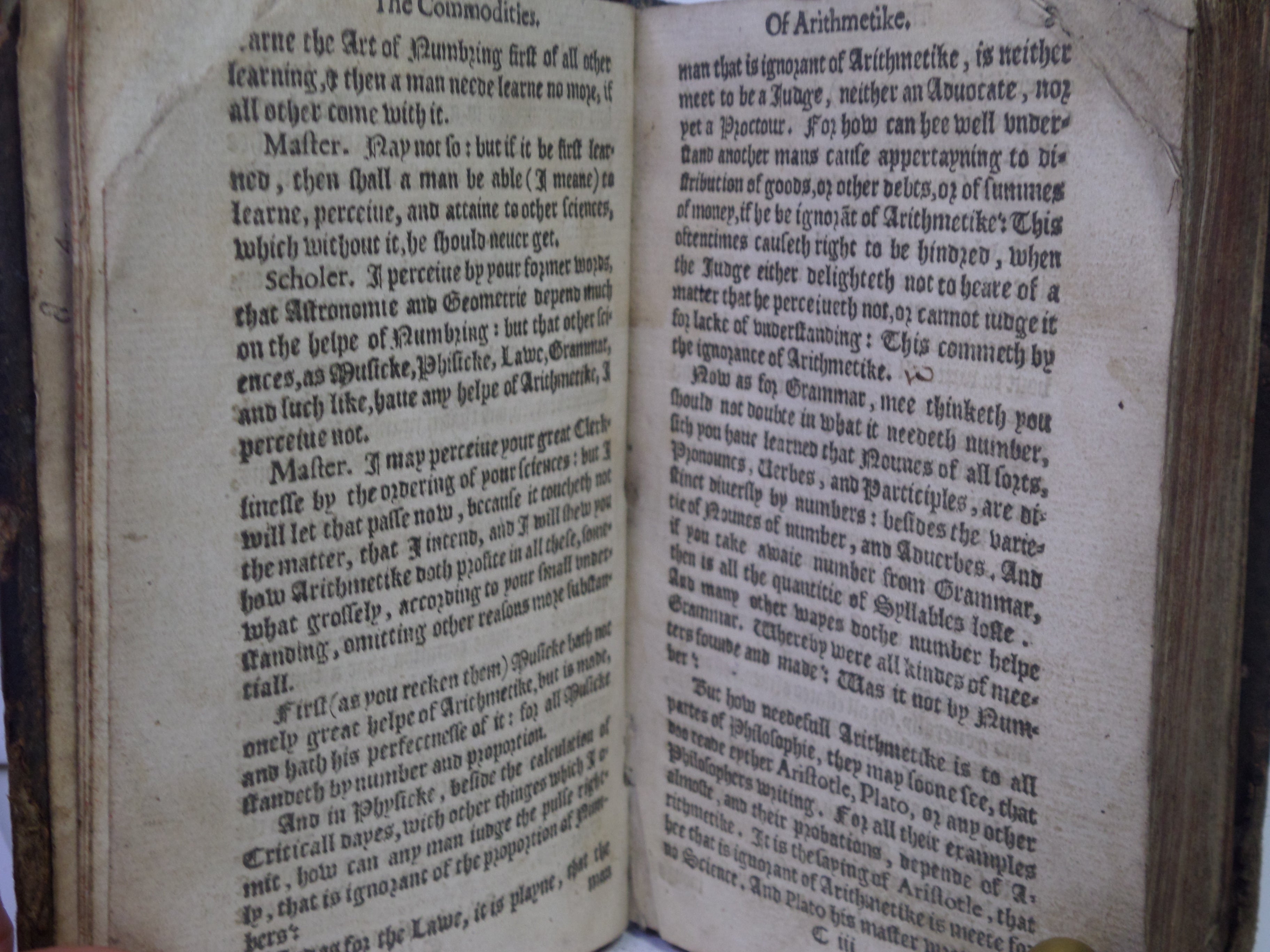 THE GROUNDE OF ARTES: TEACHING THE WORK AND PRACTISE OF ARITHMETIKE BY ROBERT RECORDE CIRCA 1580'S