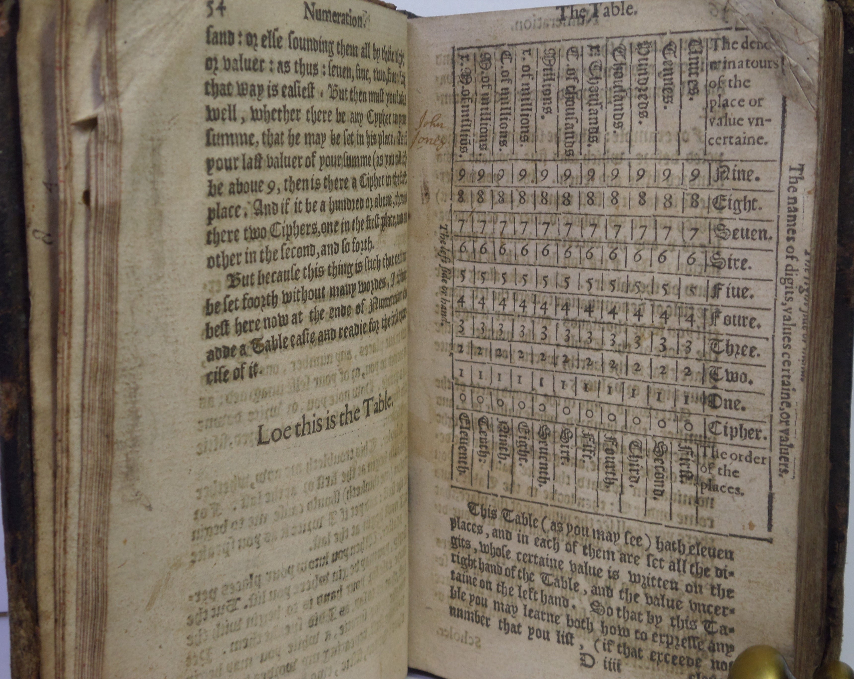 THE GROUNDE OF ARTES: TEACHING THE WORK AND PRACTISE OF ARITHMETIKE BY ROBERT RECORDE CIRCA 1580'S