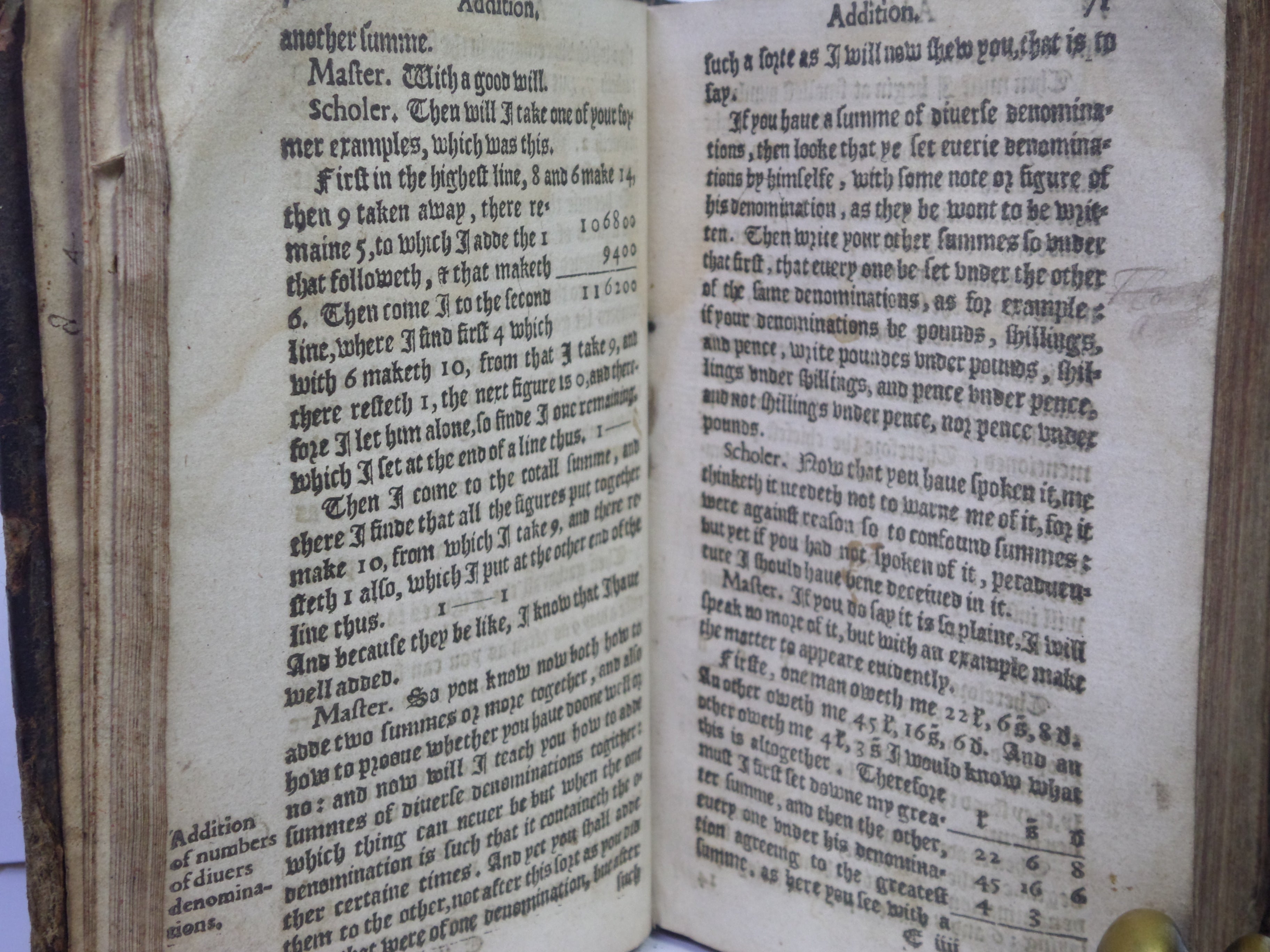THE GROUNDE OF ARTES: TEACHING THE WORK AND PRACTISE OF ARITHMETIKE BY ROBERT RECORDE CIRCA 1580'S