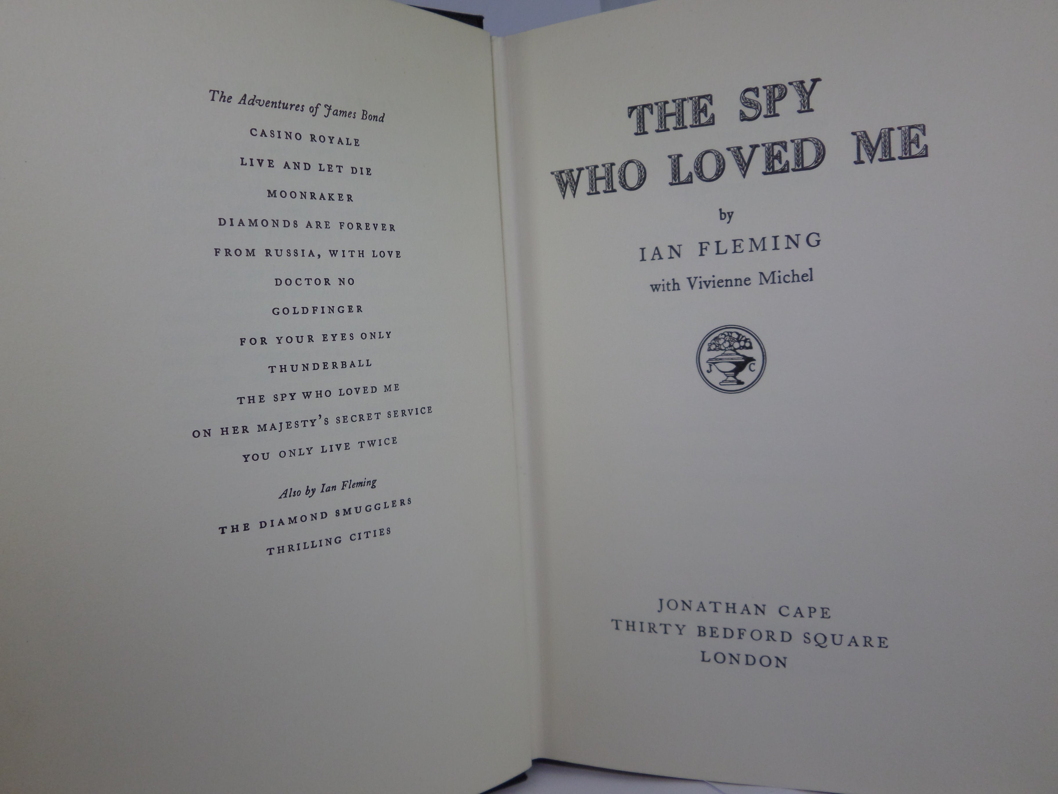 THE SPY WHO LOVED ME BY IAN FLEMING 1964