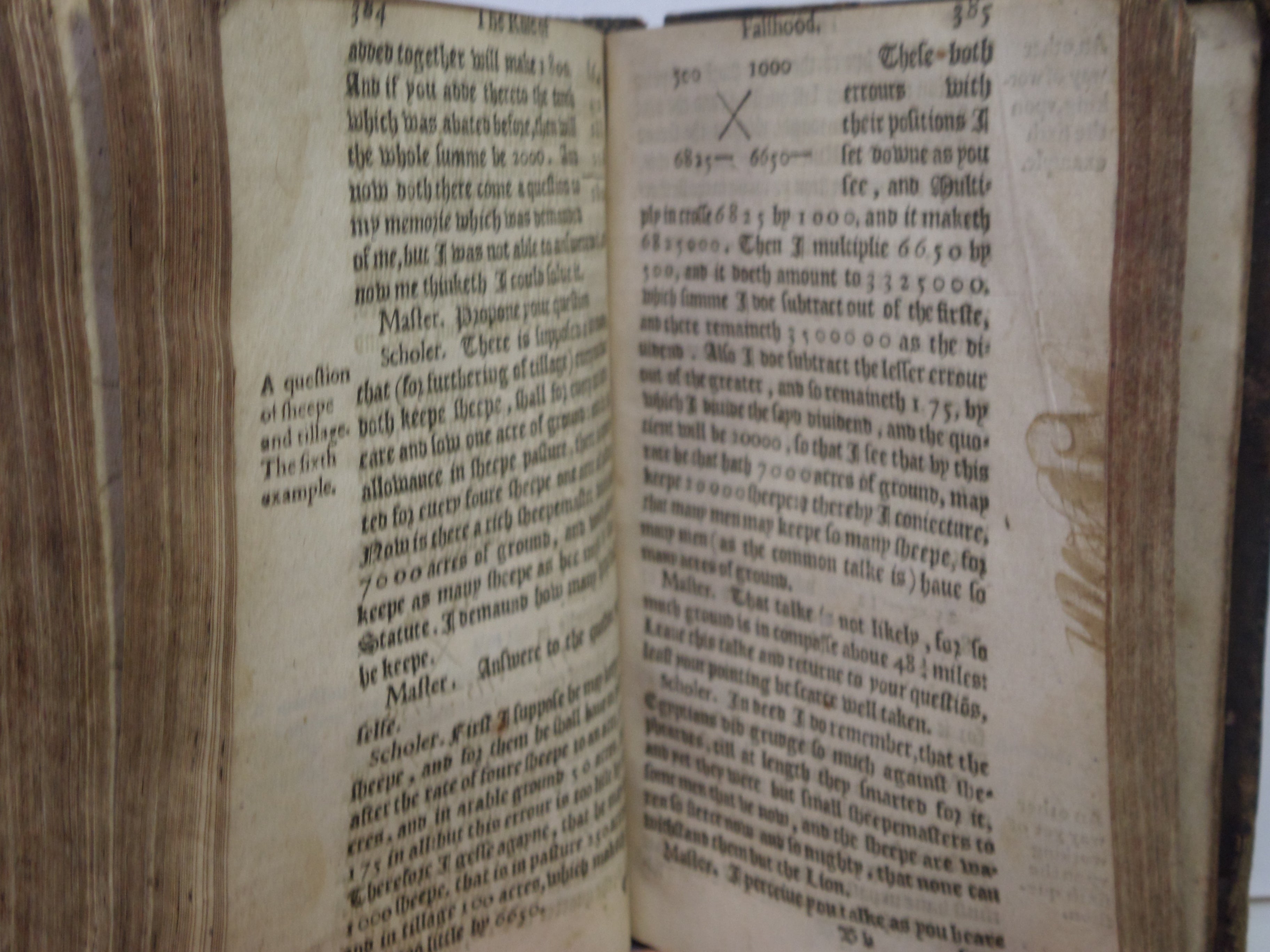 THE GROUNDE OF ARTES: TEACHING THE WORK AND PRACTISE OF ARITHMETIKE BY ROBERT RECORDE CIRCA 1580'S