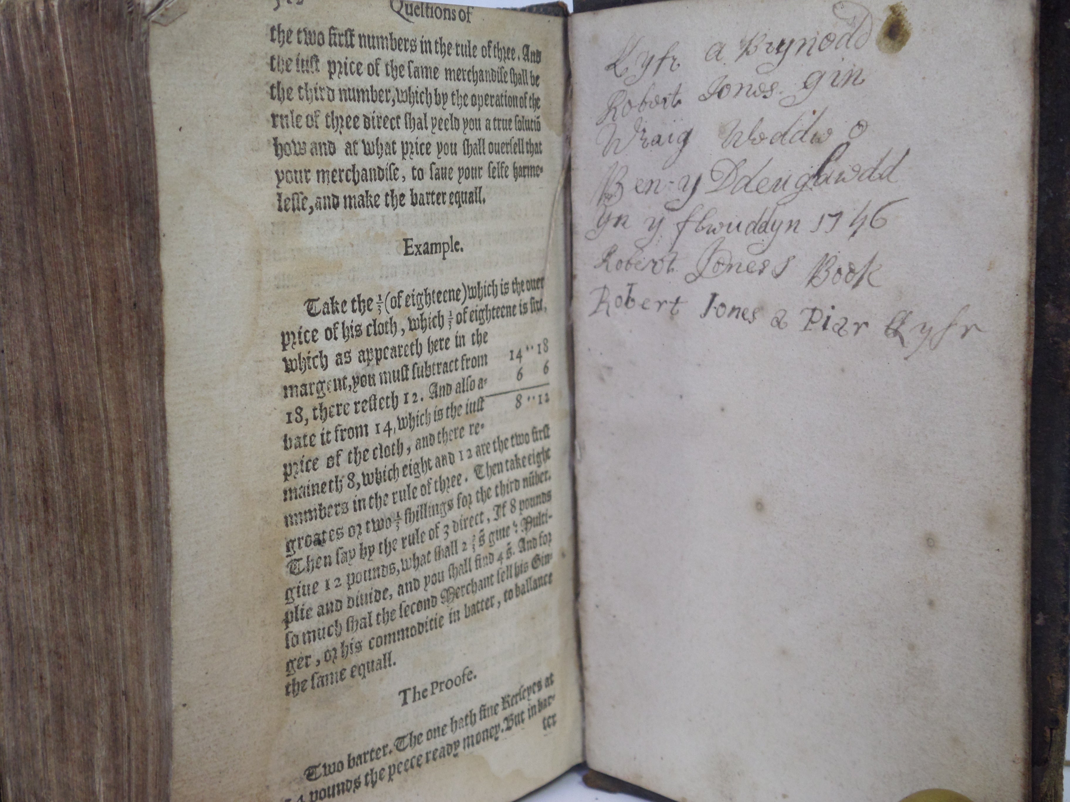 THE GROUNDE OF ARTES: TEACHING THE WORK AND PRACTISE OF ARITHMETIKE BY ROBERT RECORDE CIRCA 1580'S