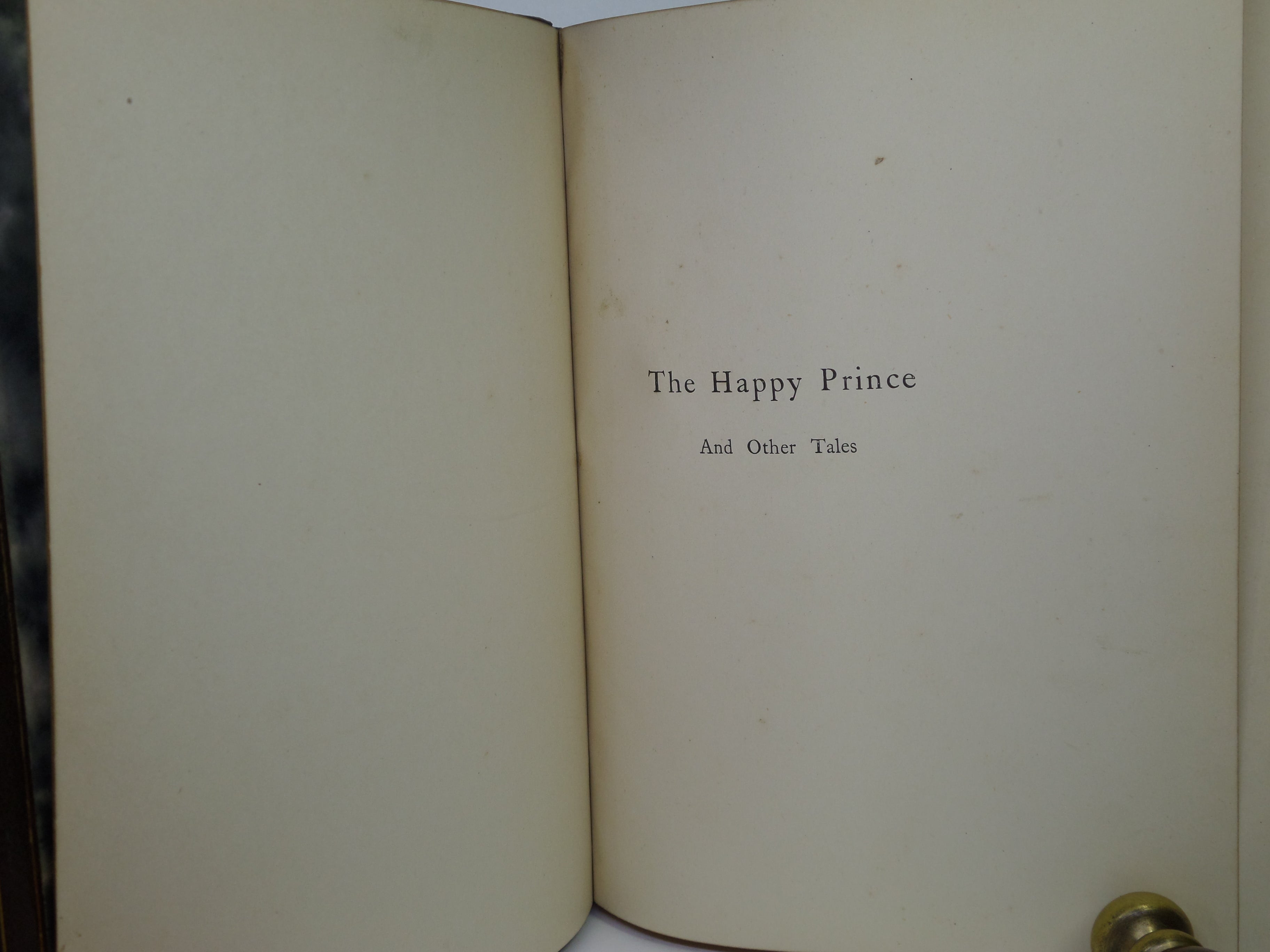 THE HAPPY PRINCE AND OTHER TALES BY OSCAR WILDE 1910 FINE ARTS & CRAFTS BINDING