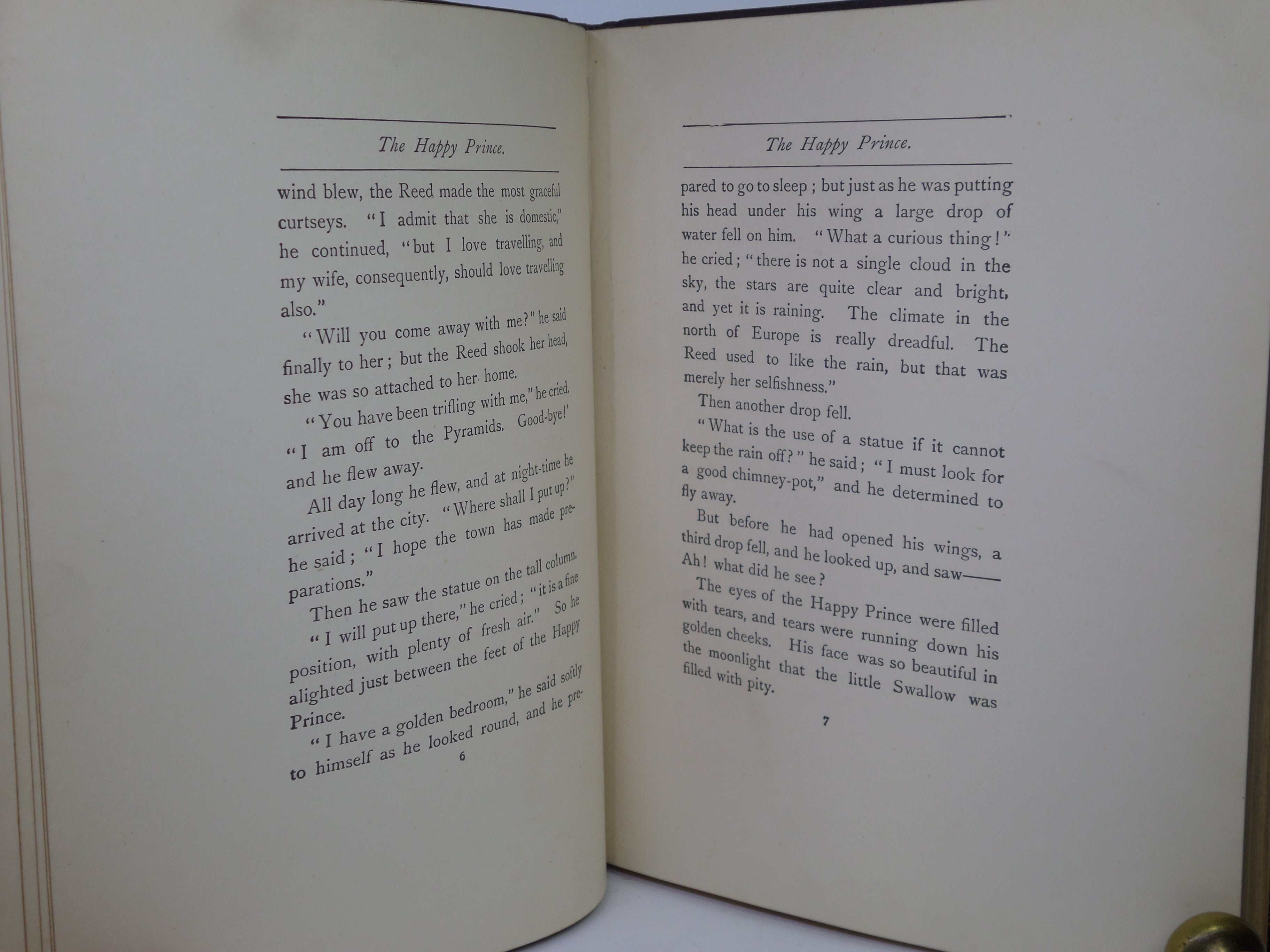 THE HAPPY PRINCE AND OTHER TALES BY OSCAR WILDE 1910 FINE ARTS & CRAFTS BINDING