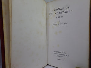 THE WORKS OF OSCAR WILDE 1909-1910 FINELY BOUND BY RIVIERE IN 13 VOLUMES