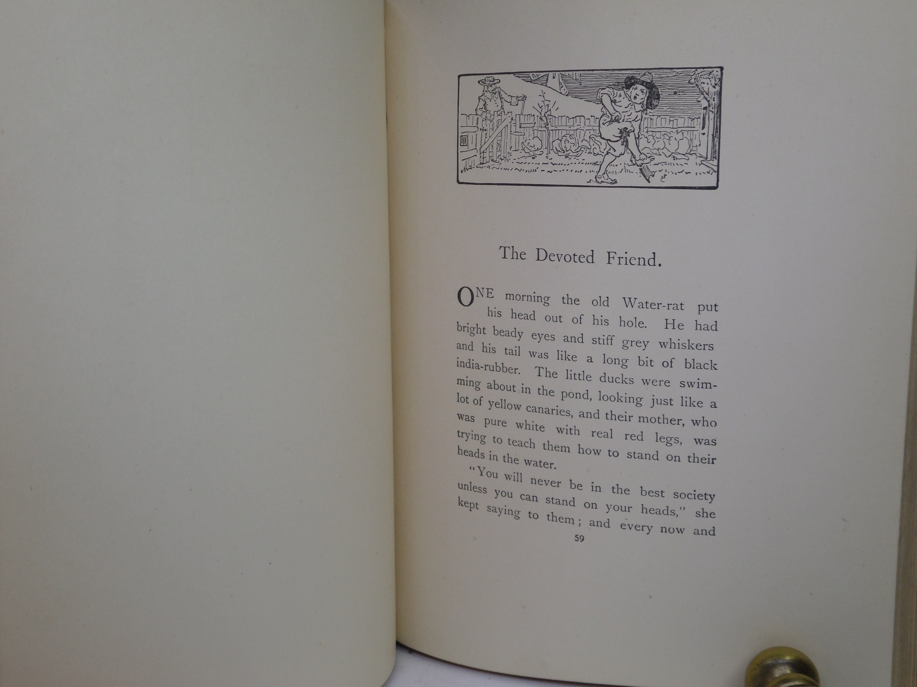 THE HAPPY PRINCE AND OTHER TALES BY OSCAR WILDE 1910 FINE ARTS & CRAFTS BINDING