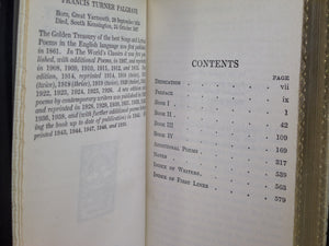 THE GOLDEN TREASURY BY FRANCIS TURNER PALGRAVE 1950 FINE BINDING