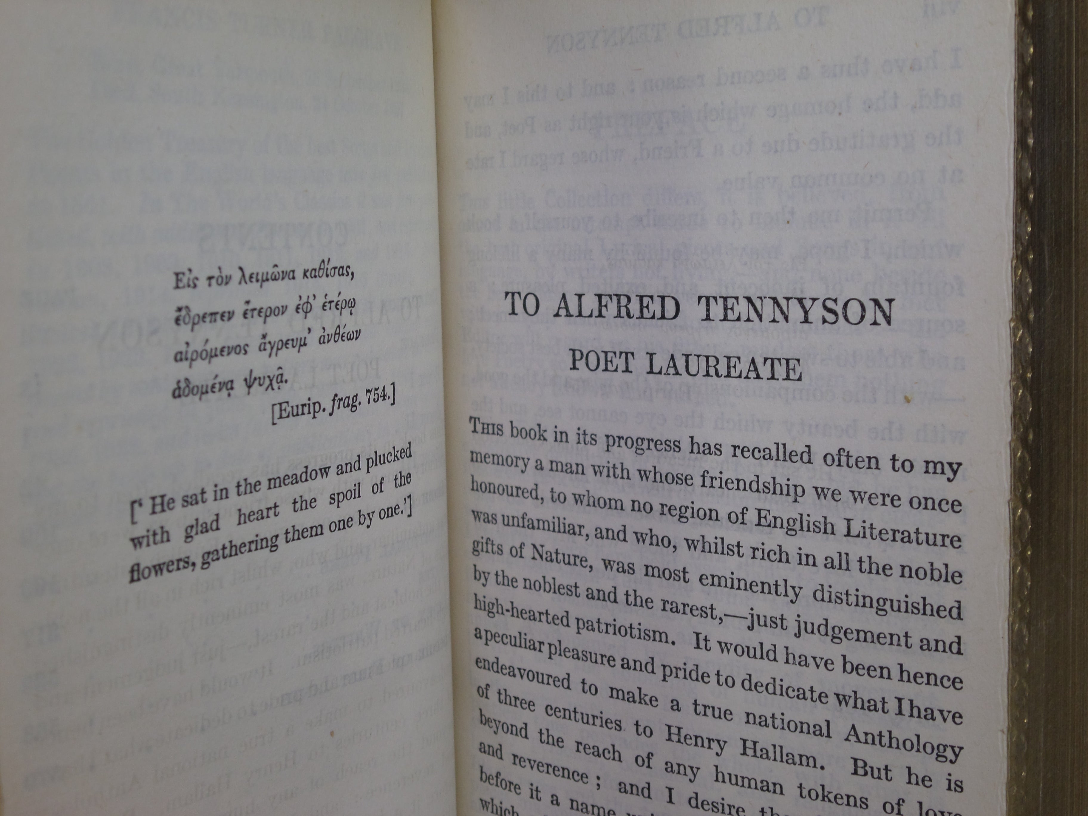 THE GOLDEN TREASURY BY FRANCIS TURNER PALGRAVE 1950 FINE BINDING