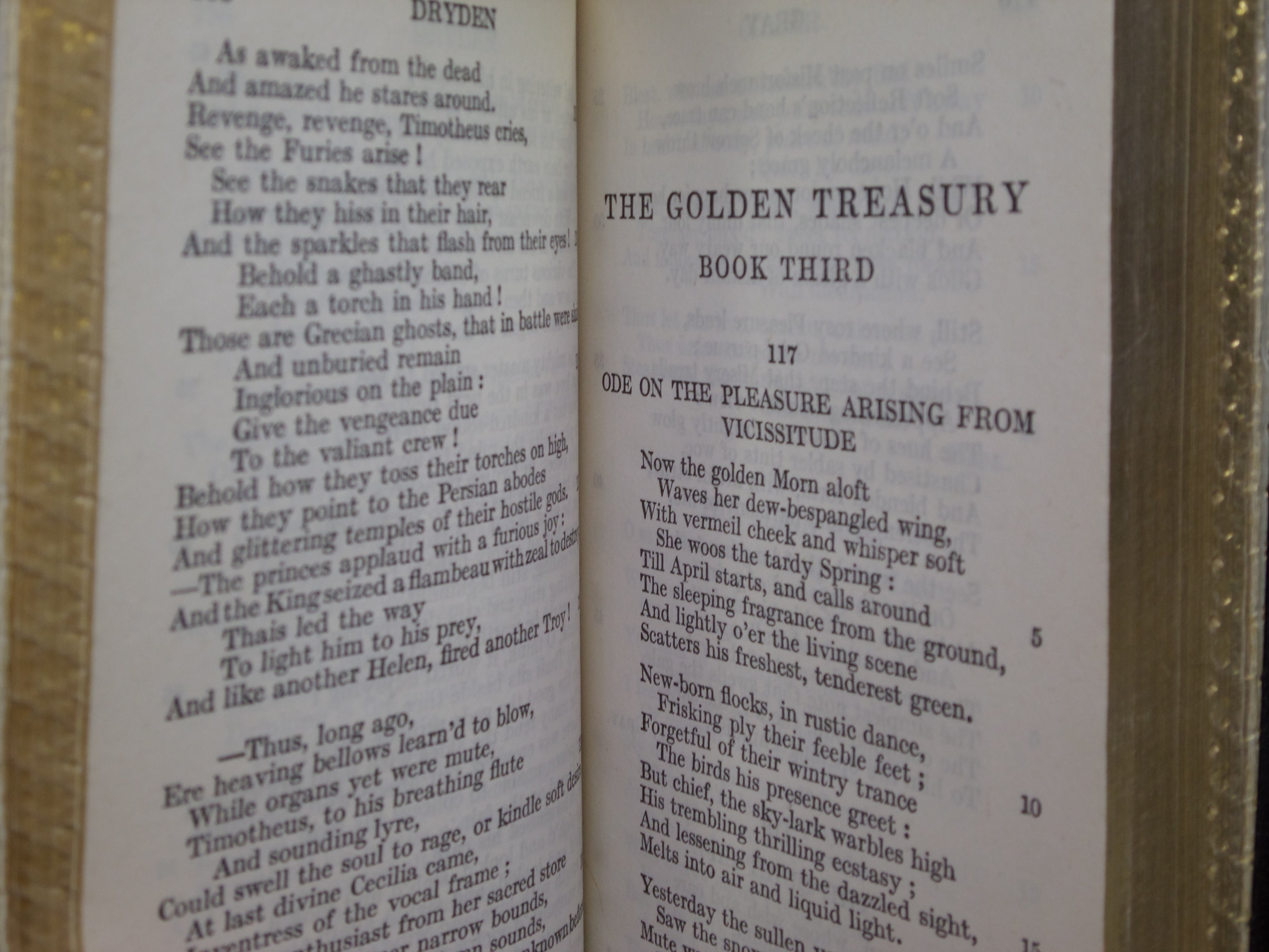 THE GOLDEN TREASURY BY FRANCIS TURNER PALGRAVE 1950 FINE BINDING