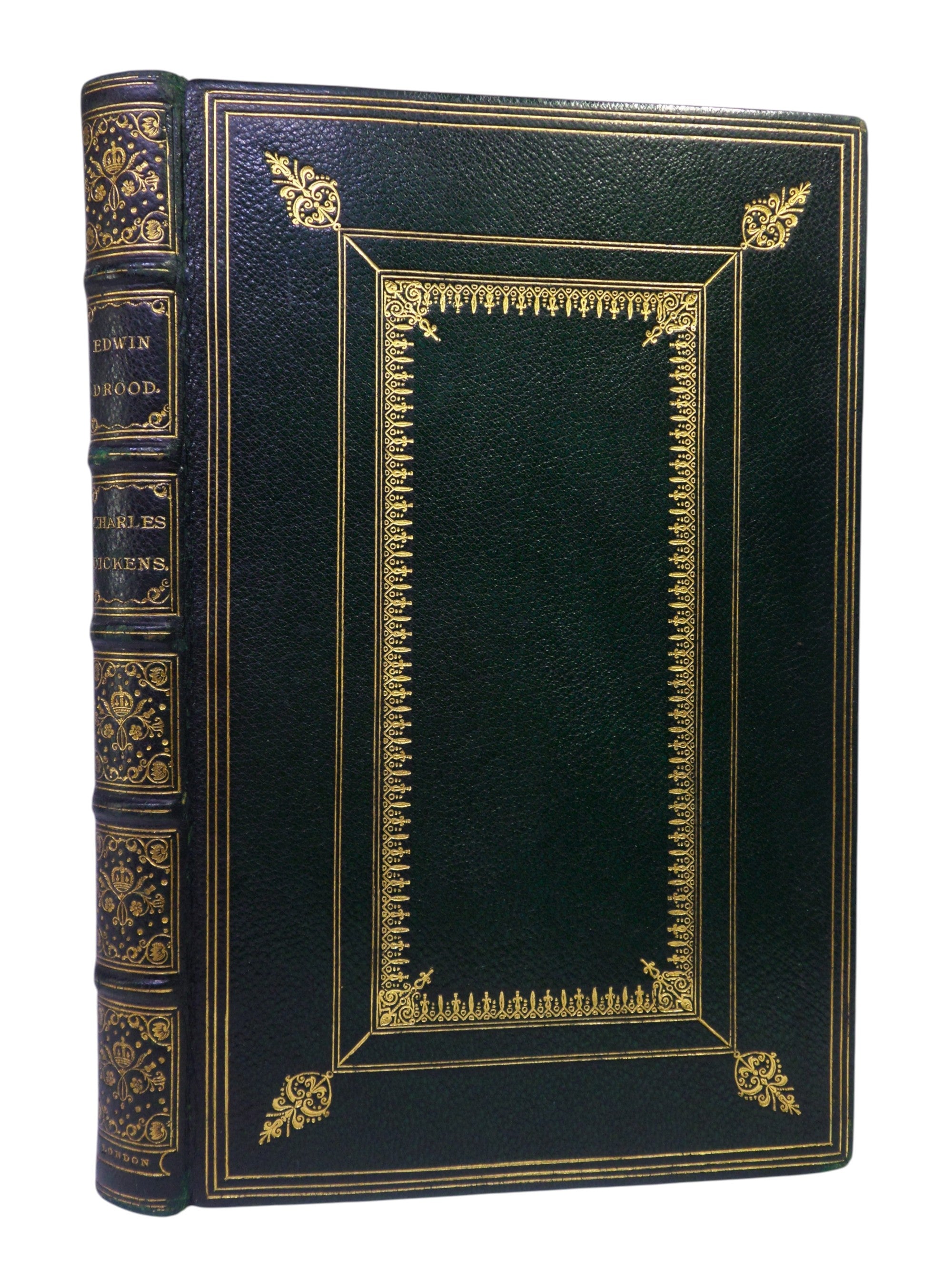 THE MYSTERY OF EDWIN DROOD BY CHARLES DICKENS 1870 FIRST EDITION MANSELL BINDING