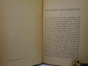 THE MOON AND SIXPENCE BY WILLIAM SOMERSET MAUGHAM 1919 FIRST EDITION