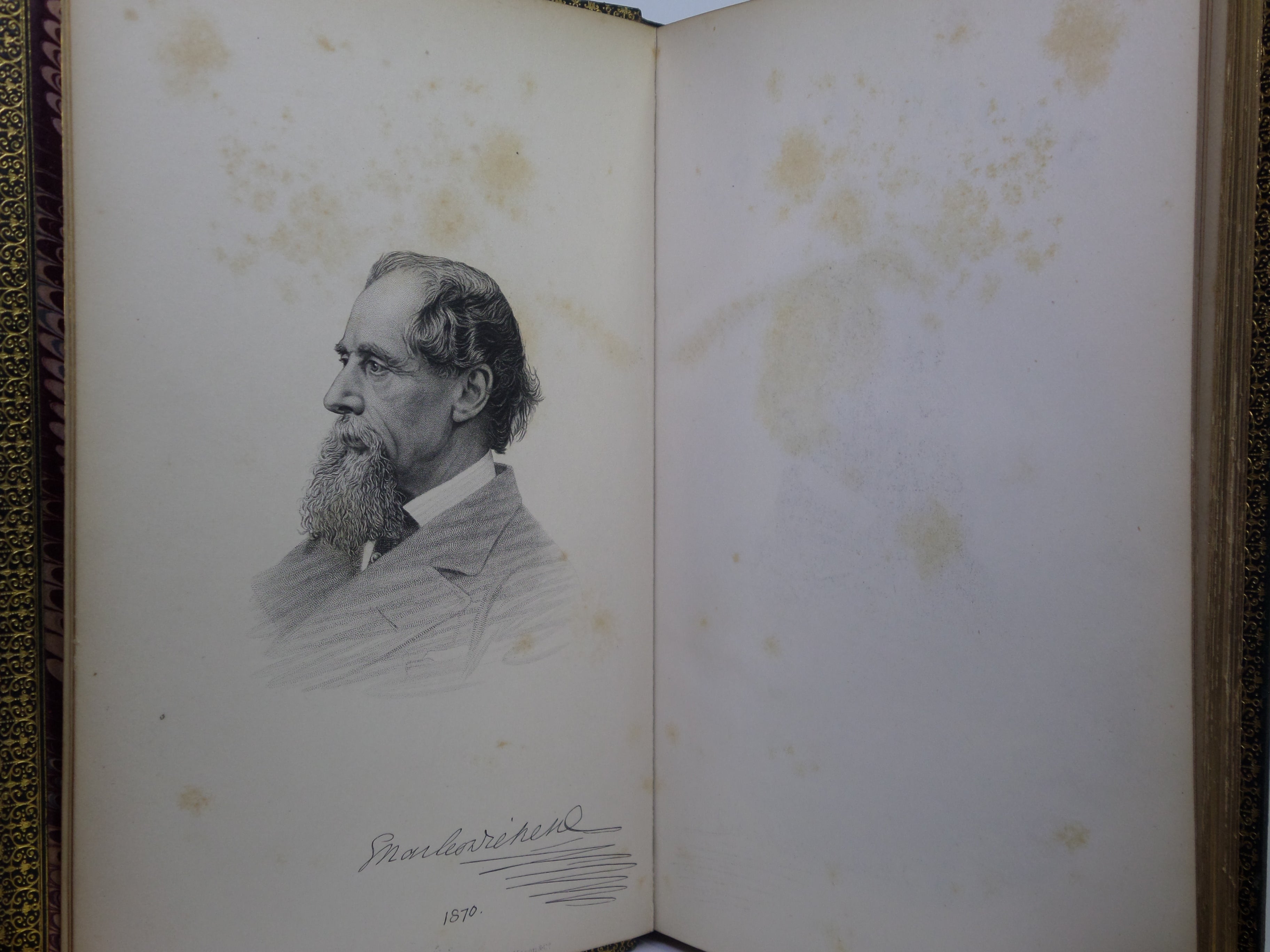 THE MYSTERY OF EDWIN DROOD BY CHARLES DICKENS 1870 FIRST EDITION MANSELL BINDING