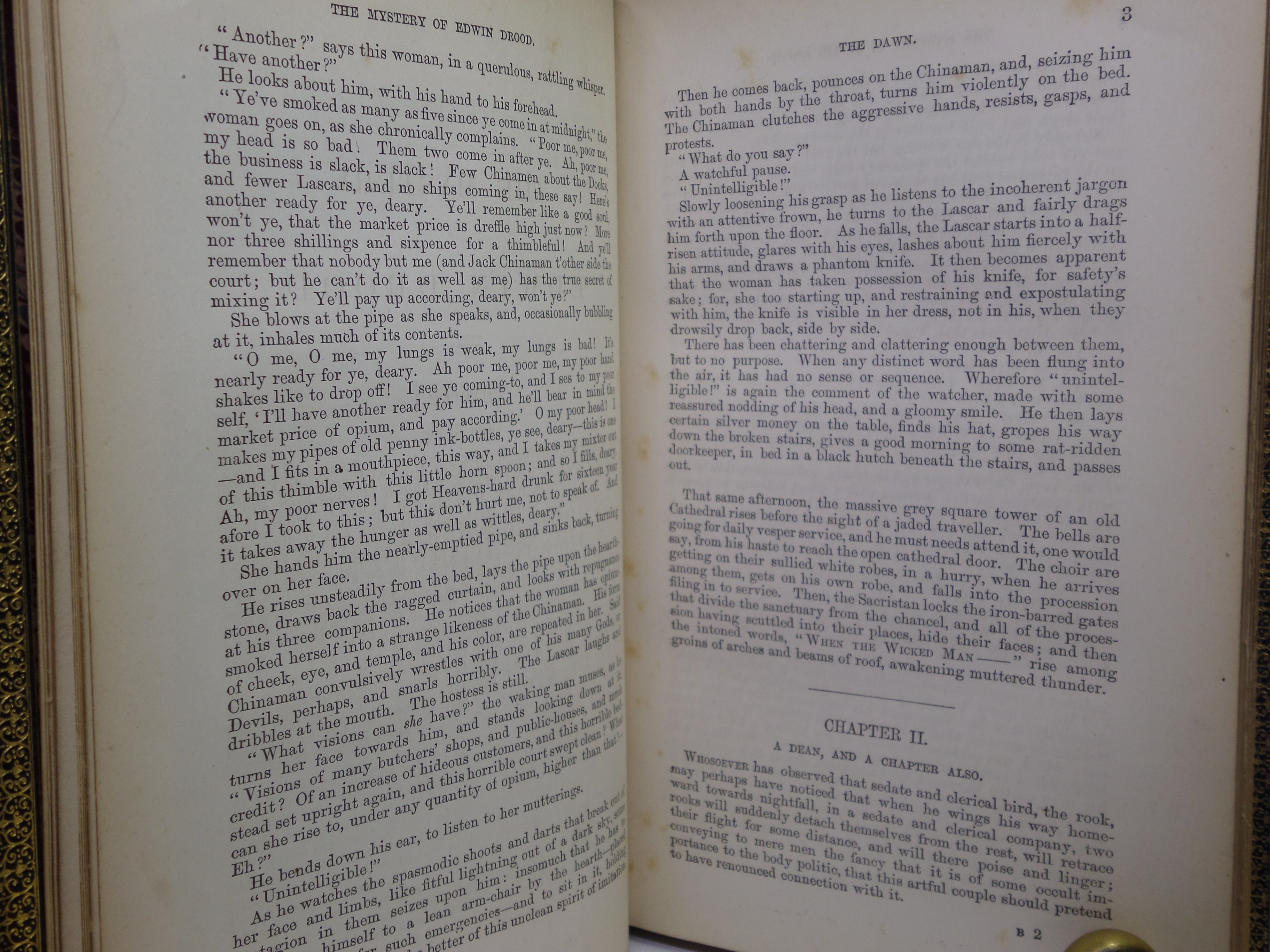 THE MYSTERY OF EDWIN DROOD BY CHARLES DICKENS 1870 FIRST EDITION MANSELL BINDING
