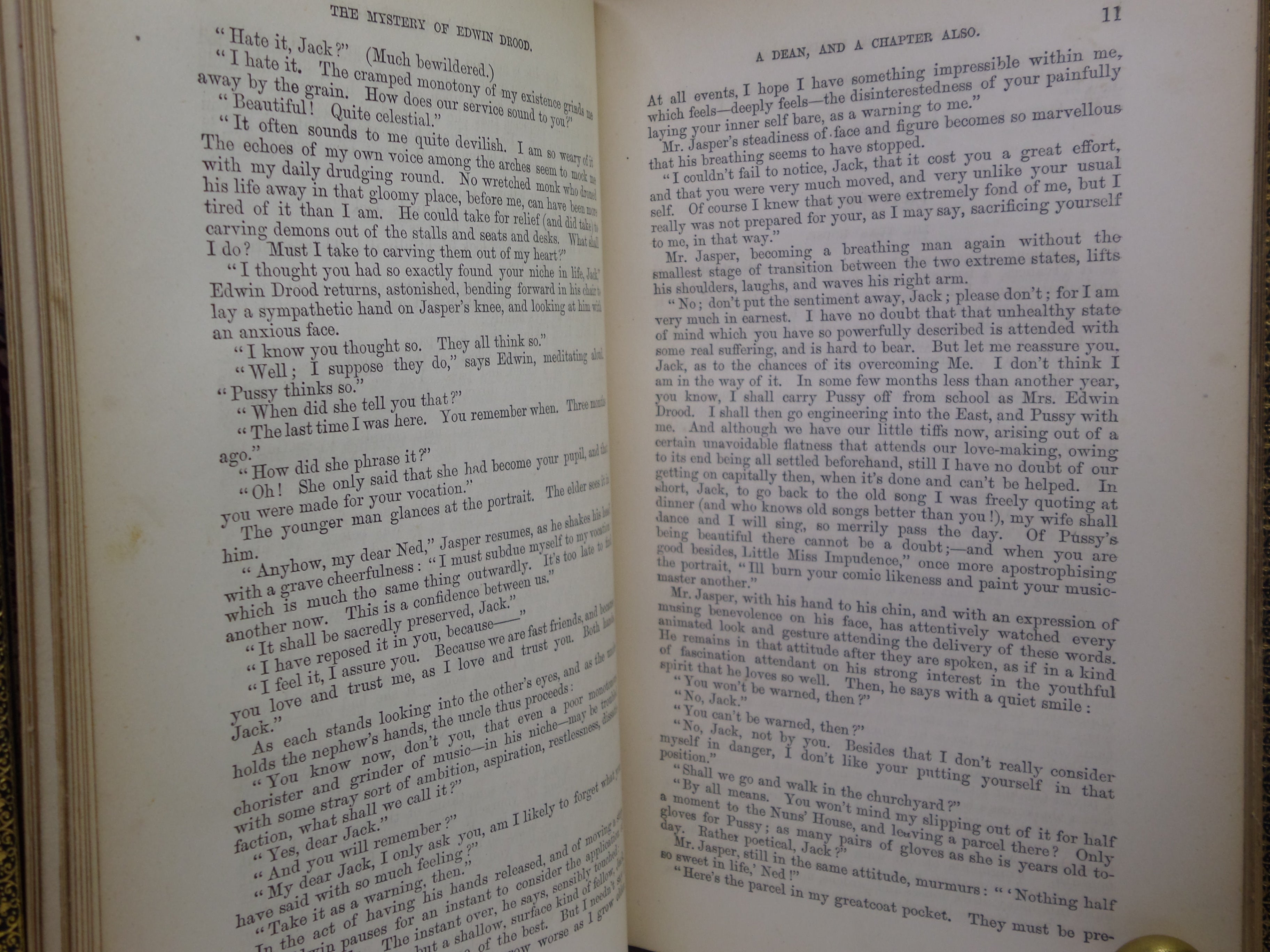 THE MYSTERY OF EDWIN DROOD BY CHARLES DICKENS 1870 FIRST EDITION MANSELL BINDING