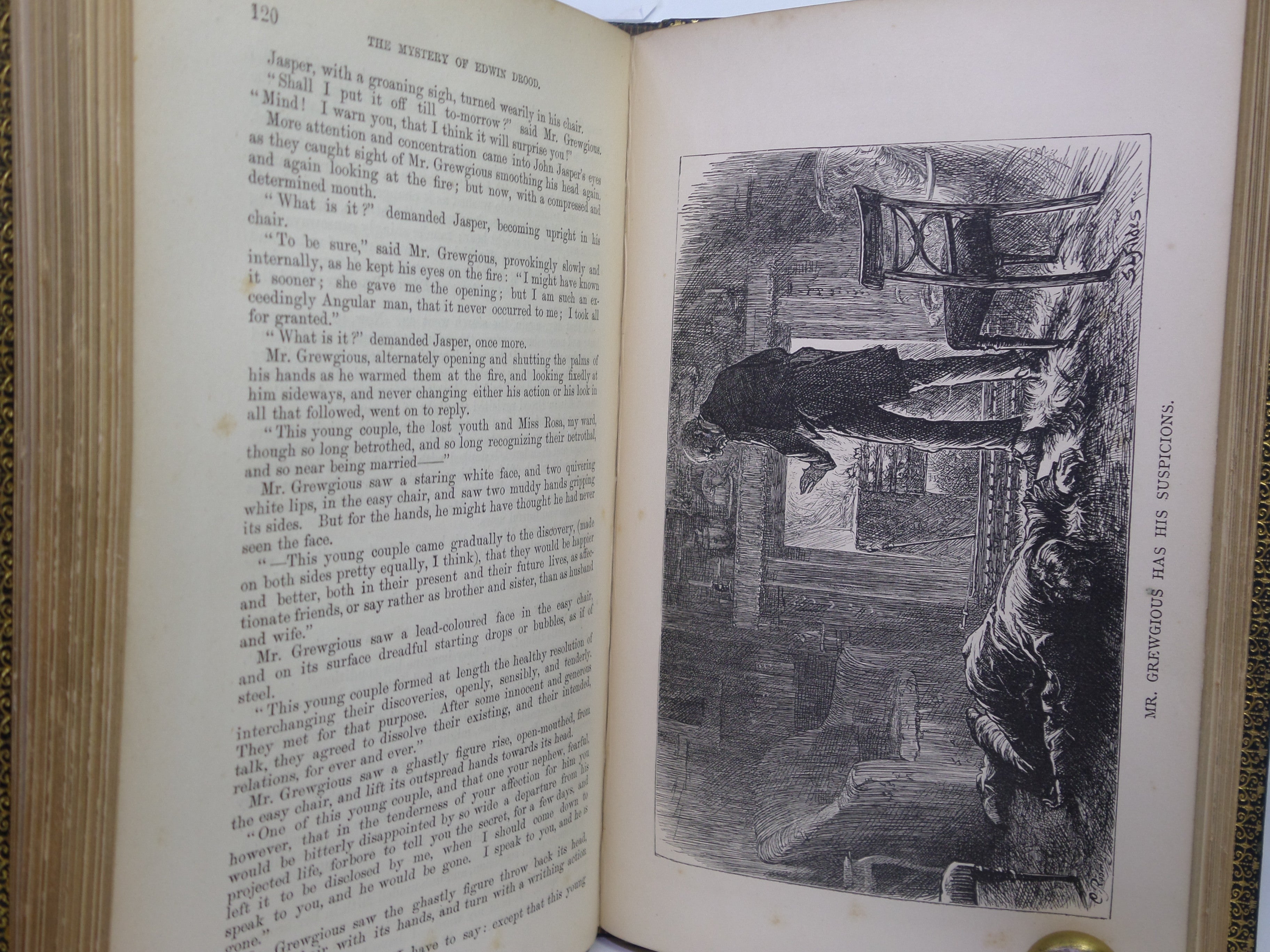 THE MYSTERY OF EDWIN DROOD BY CHARLES DICKENS 1870 FIRST EDITION MANSELL BINDING