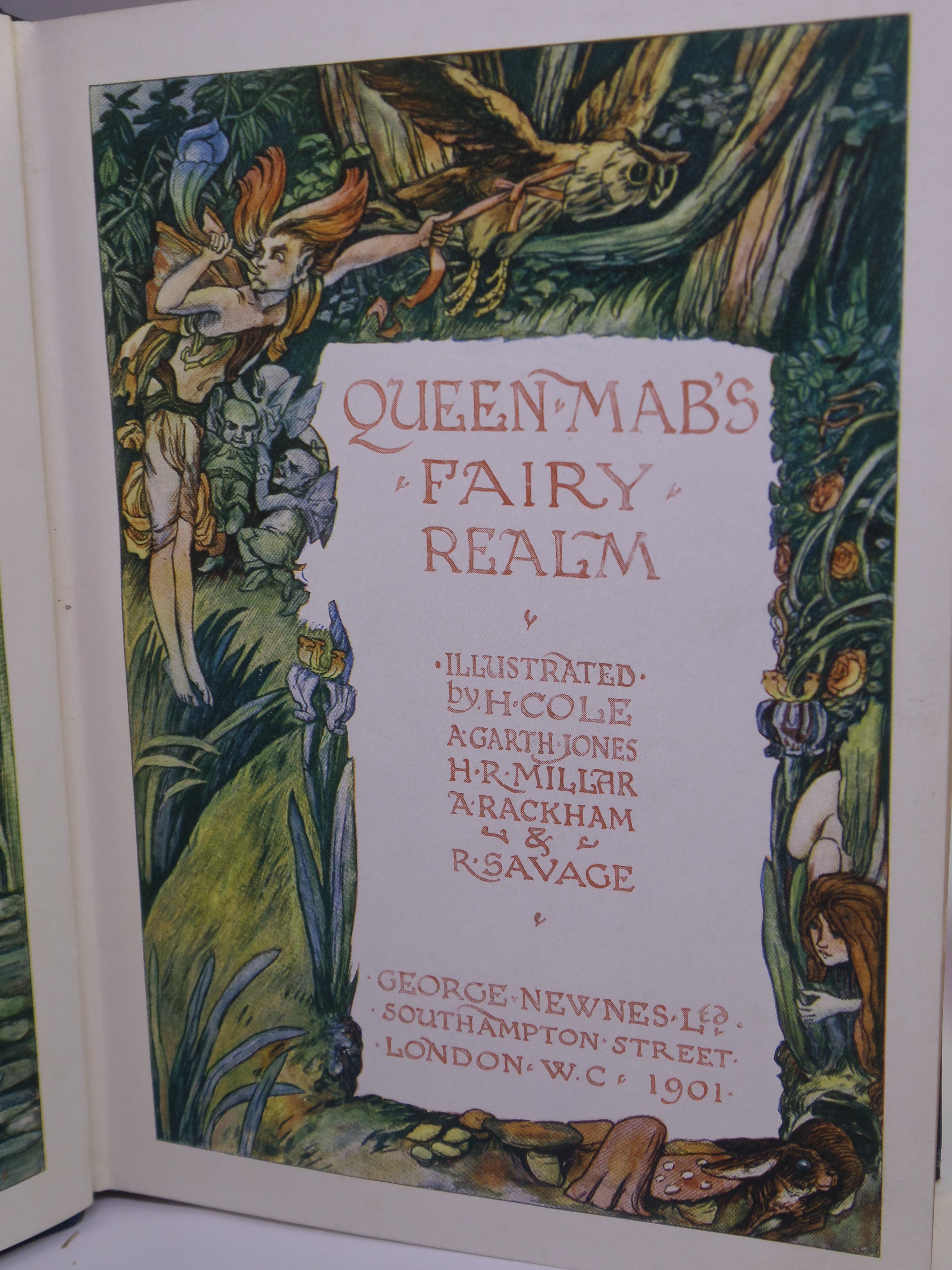QUEEN MAB'S FAIRY REALM 1901 ILLUSTRATED BY ARTHUR RACKHAM