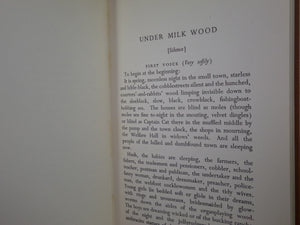 UNDER MILK WOOD BY DYLAN THOMAS 1954 FIRST EDITION