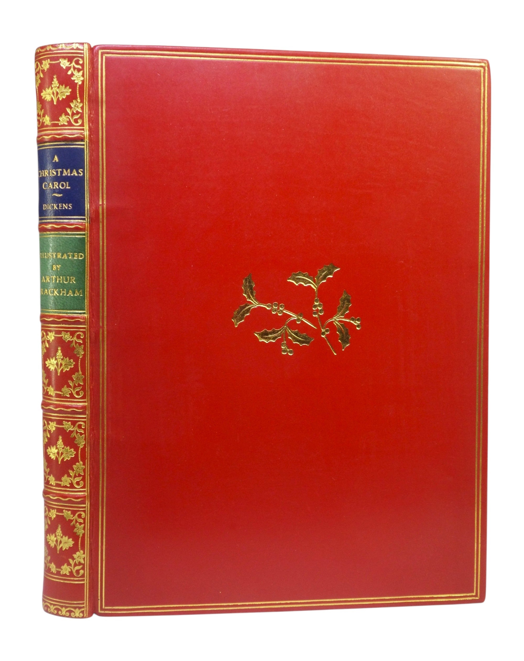 A CHRISTMAS CAROL BY CHARLES DICKENS, RACKHAM ILLUSTRATIONS, ASPREY FINE BINDING