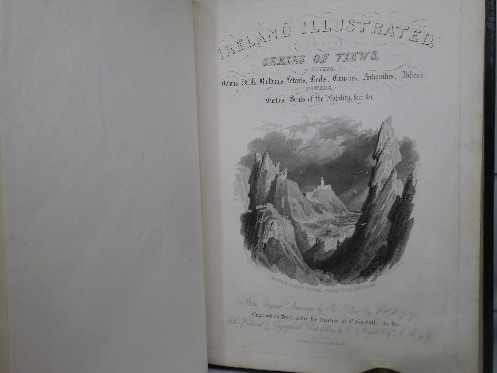 IRELAND ILLUSTRATED FROM ORIGINAL DRAWINGS, WITH DESCRIPTIONS BY G.N. WRIGHT 1832