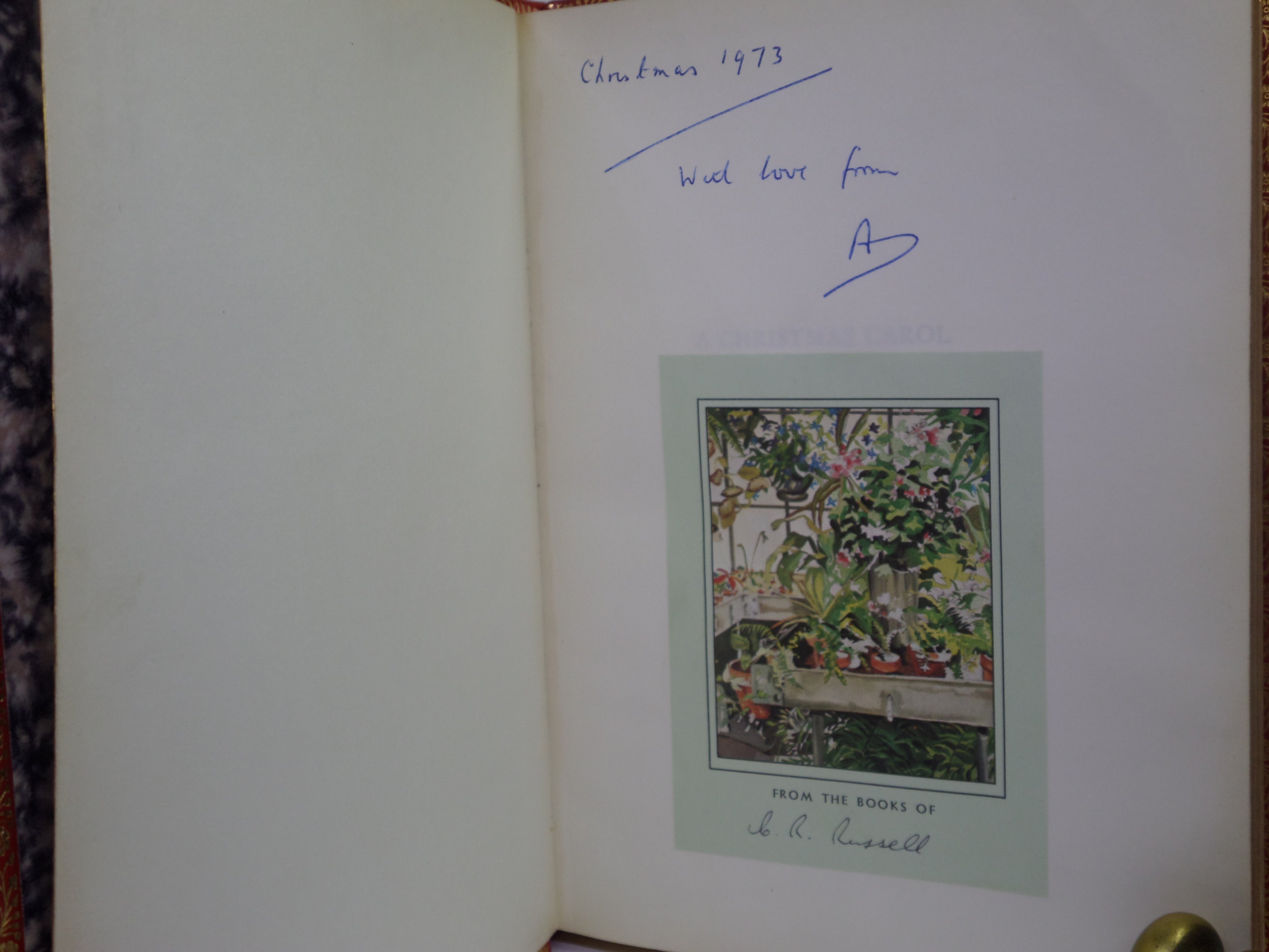 A CHRISTMAS CAROL BY CHARLES DICKENS, RACKHAM ILLUSTRATIONS, ASPREY FINE BINDING