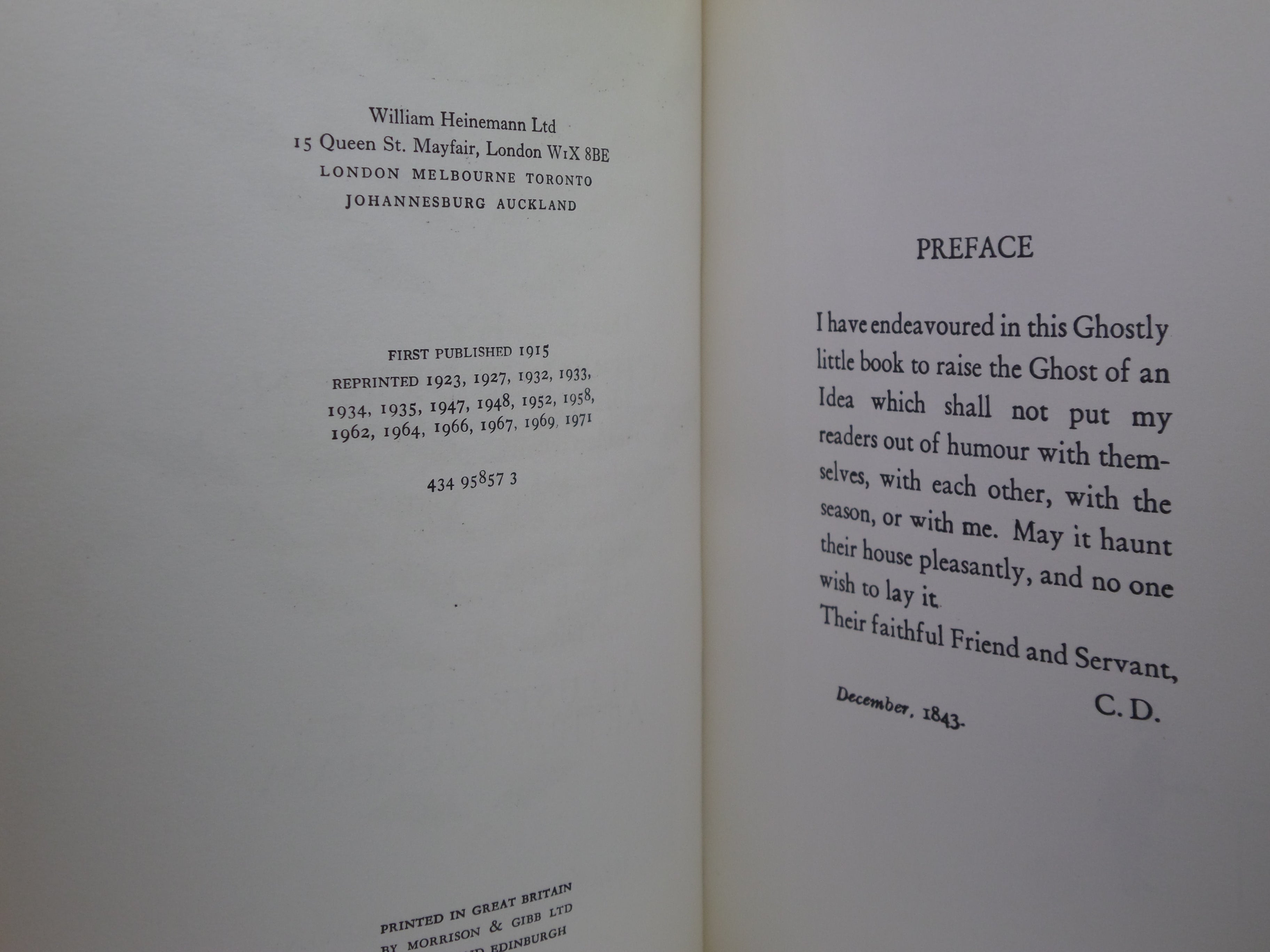 A CHRISTMAS CAROL BY CHARLES DICKENS, RACKHAM ILLUSTRATIONS, ASPREY FINE BINDING