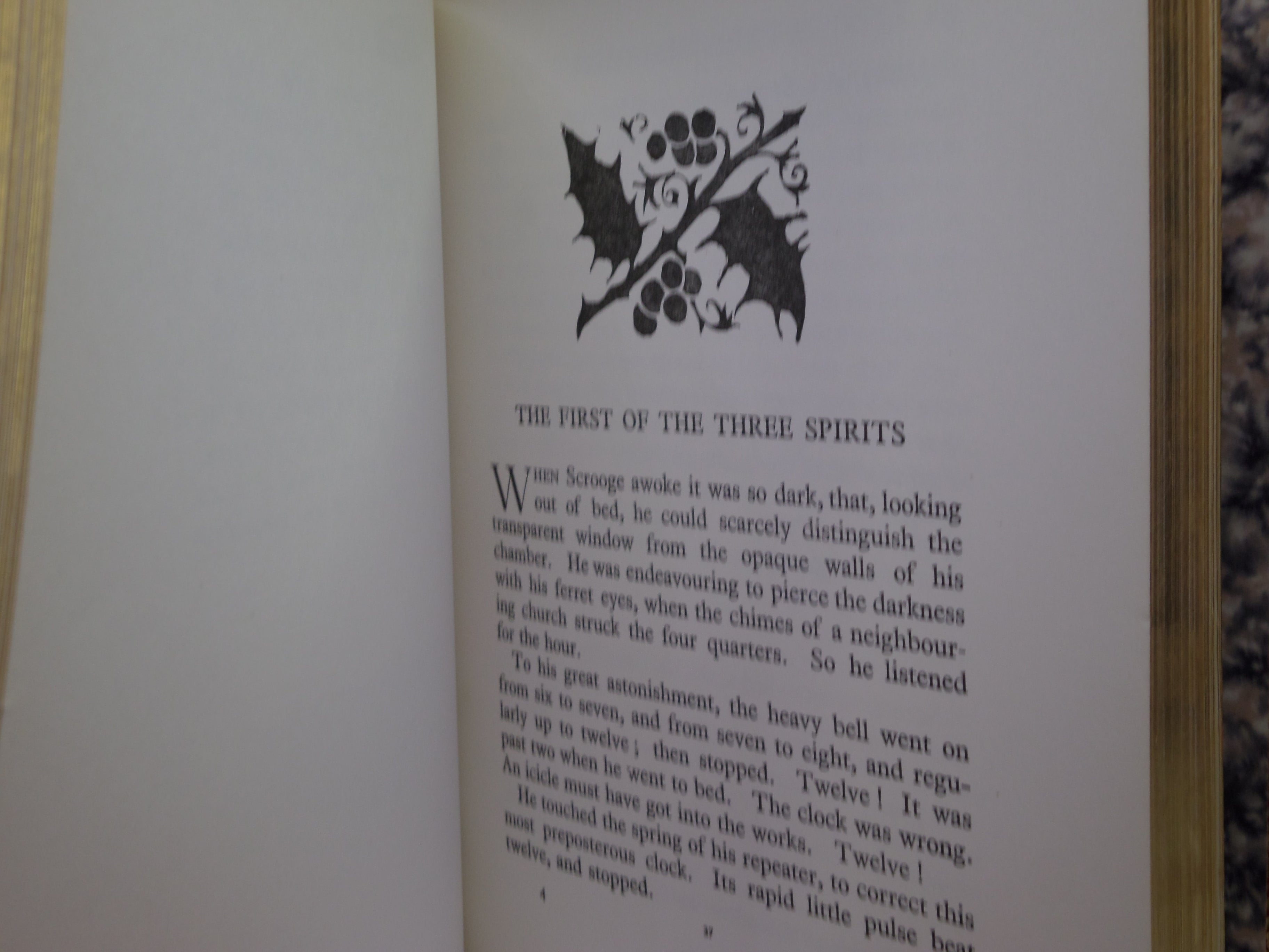 A CHRISTMAS CAROL BY CHARLES DICKENS, RACKHAM ILLUSTRATIONS, ASPREY FINE BINDING