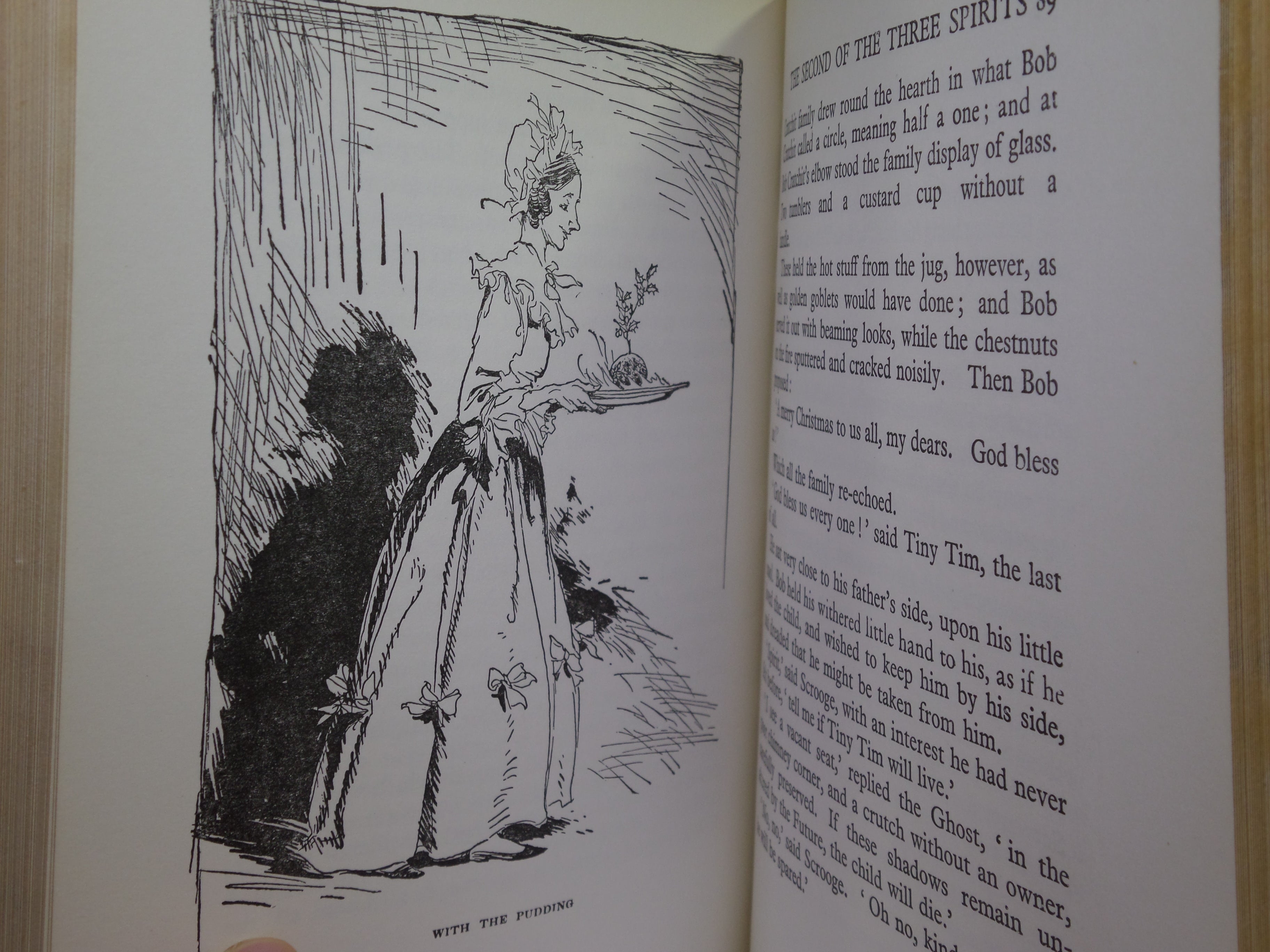 A CHRISTMAS CAROL BY CHARLES DICKENS, RACKHAM ILLUSTRATIONS, ASPREY FINE BINDING