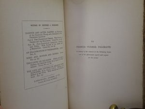 A SELECTION FROM THE POEMS OF GEORGE JOHN ROMANES 1896 LEATHER BOUND FIRST ED.