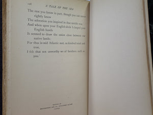 A SELECTION FROM THE POEMS OF GEORGE JOHN ROMANES 1896 LEATHER BOUND FIRST ED.