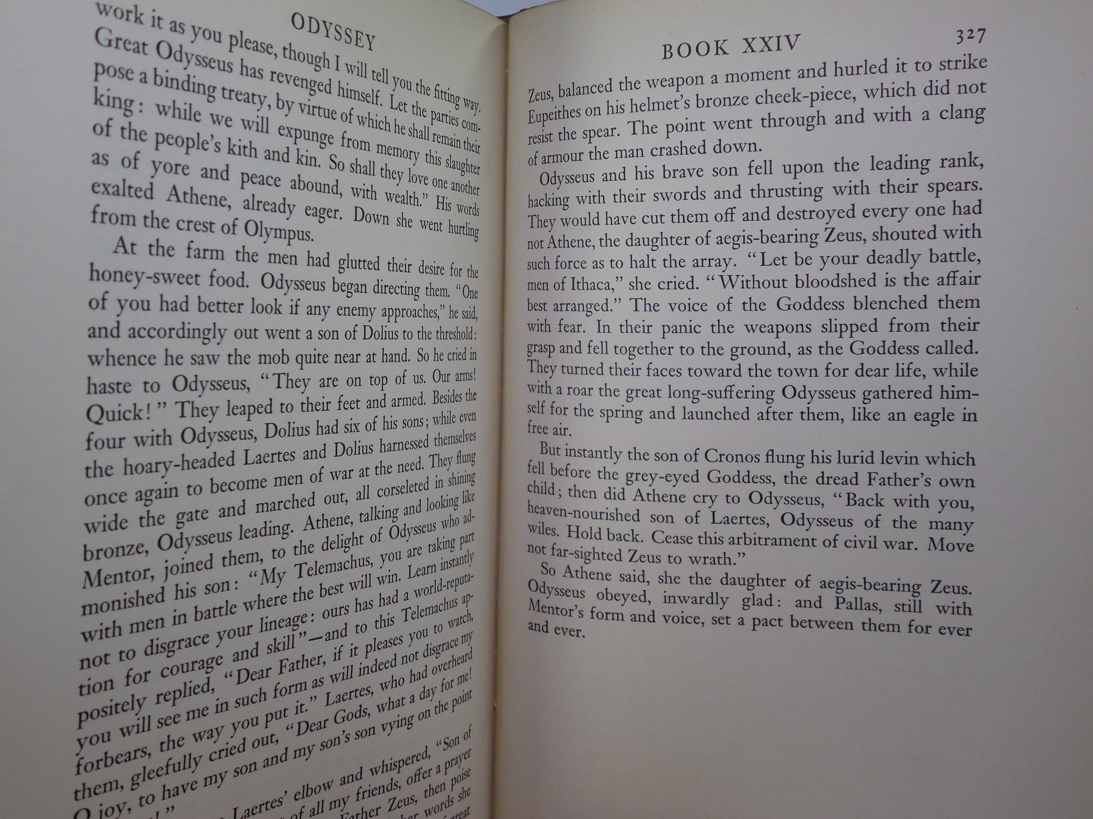 THE ODYSSEY OF HOMER TRANSLATED BY T. E. LAWRENCE 1935 DELUXE LEATHER BINDING