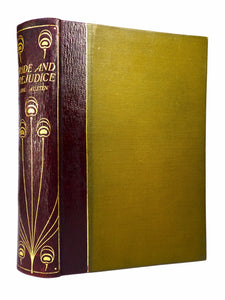 PRIDE AND PREJUDICE BY JANE AUSTEN C. 1900 DELUXE LEATHER BINDING