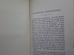 PRIDE AND PREJUDICE BY JANE AUSTEN C. 1900 DELUXE LEATHER BINDING