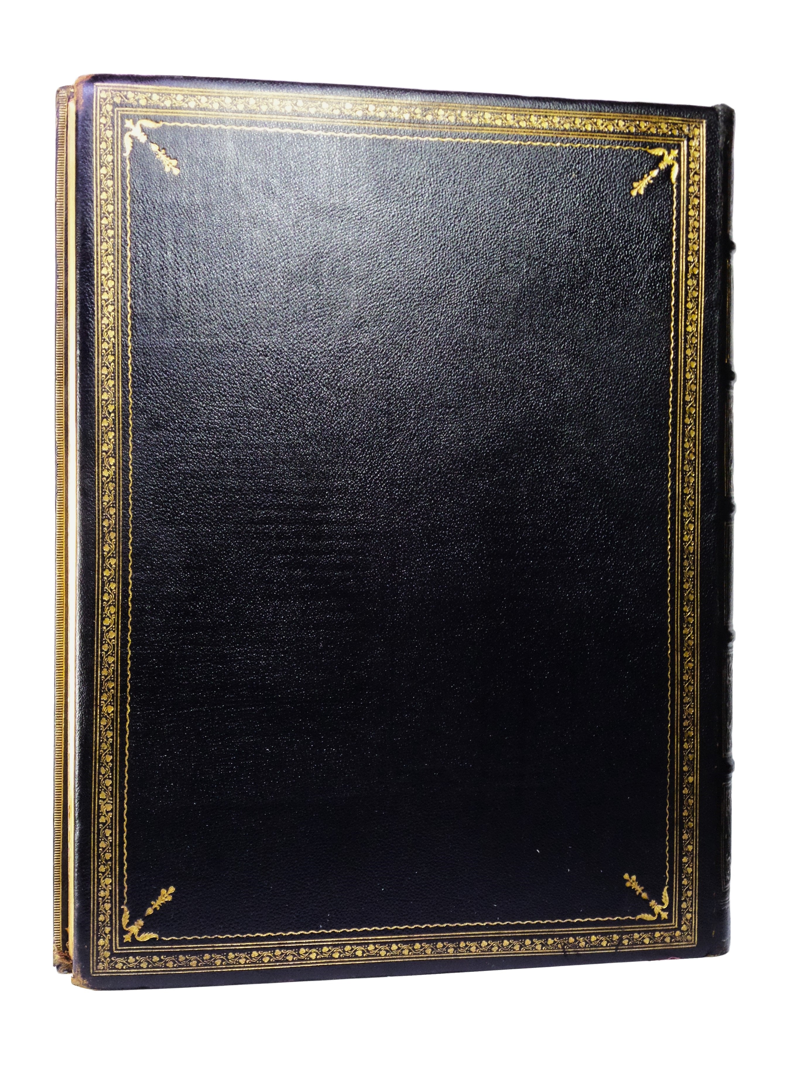 THE VISION OF HELL BY DANTE ALIGHIERI 1866 SIGNED LEATHER BINDING, GUSTAVE DORÉ ILLUSTRATIONS