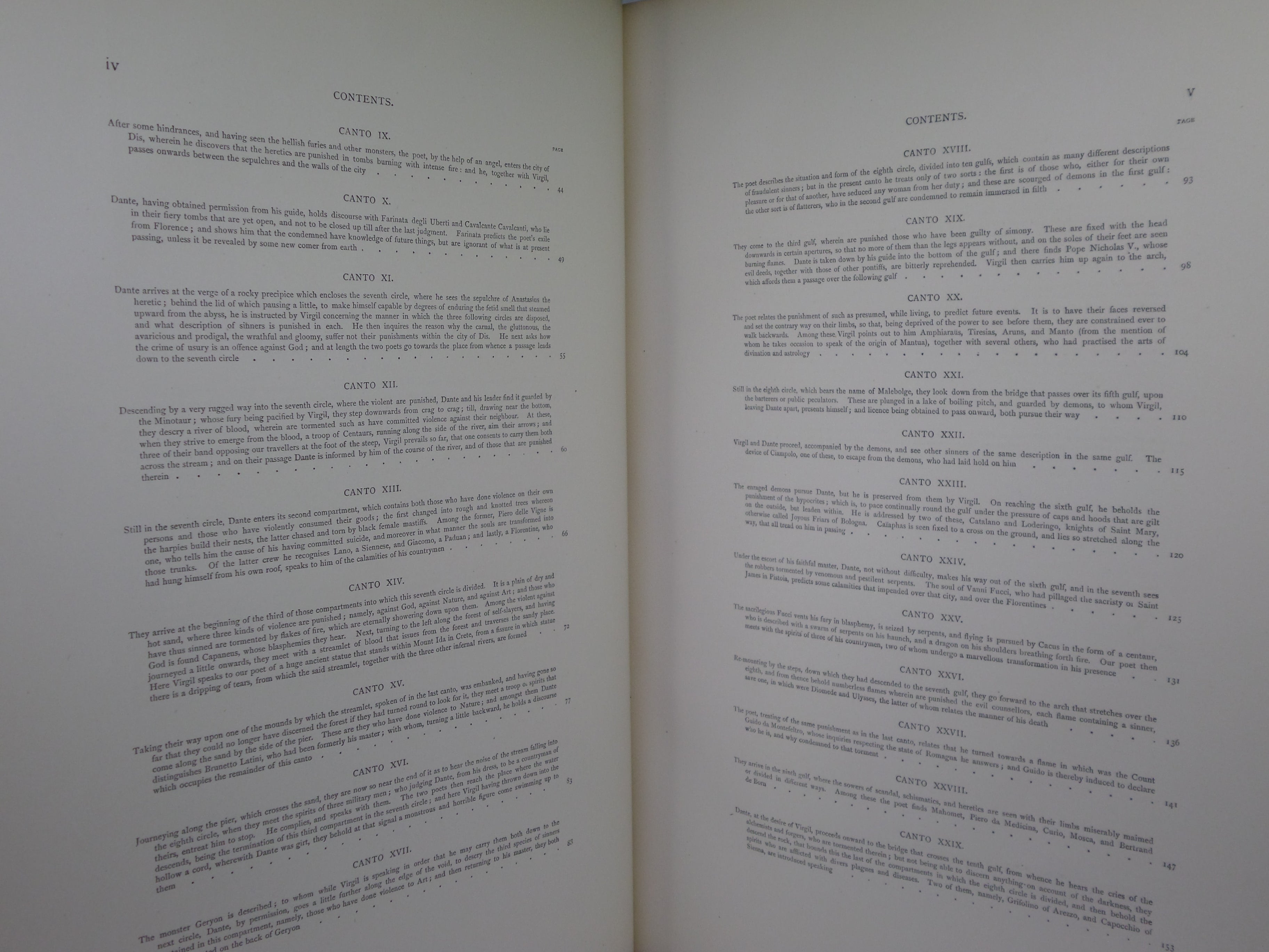 THE VISION OF HELL BY DANTE ALIGHIERI 1866 SIGNED LEATHER BINDING, GUSTAVE DORÉ ILLUSTRATIONS