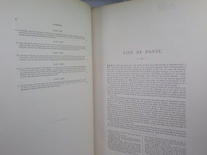 THE VISION OF HELL BY DANTE ALIGHIERI 1866 SIGNED LEATHER BINDING, GUSTAVE DORÉ ILLUSTRATIONS