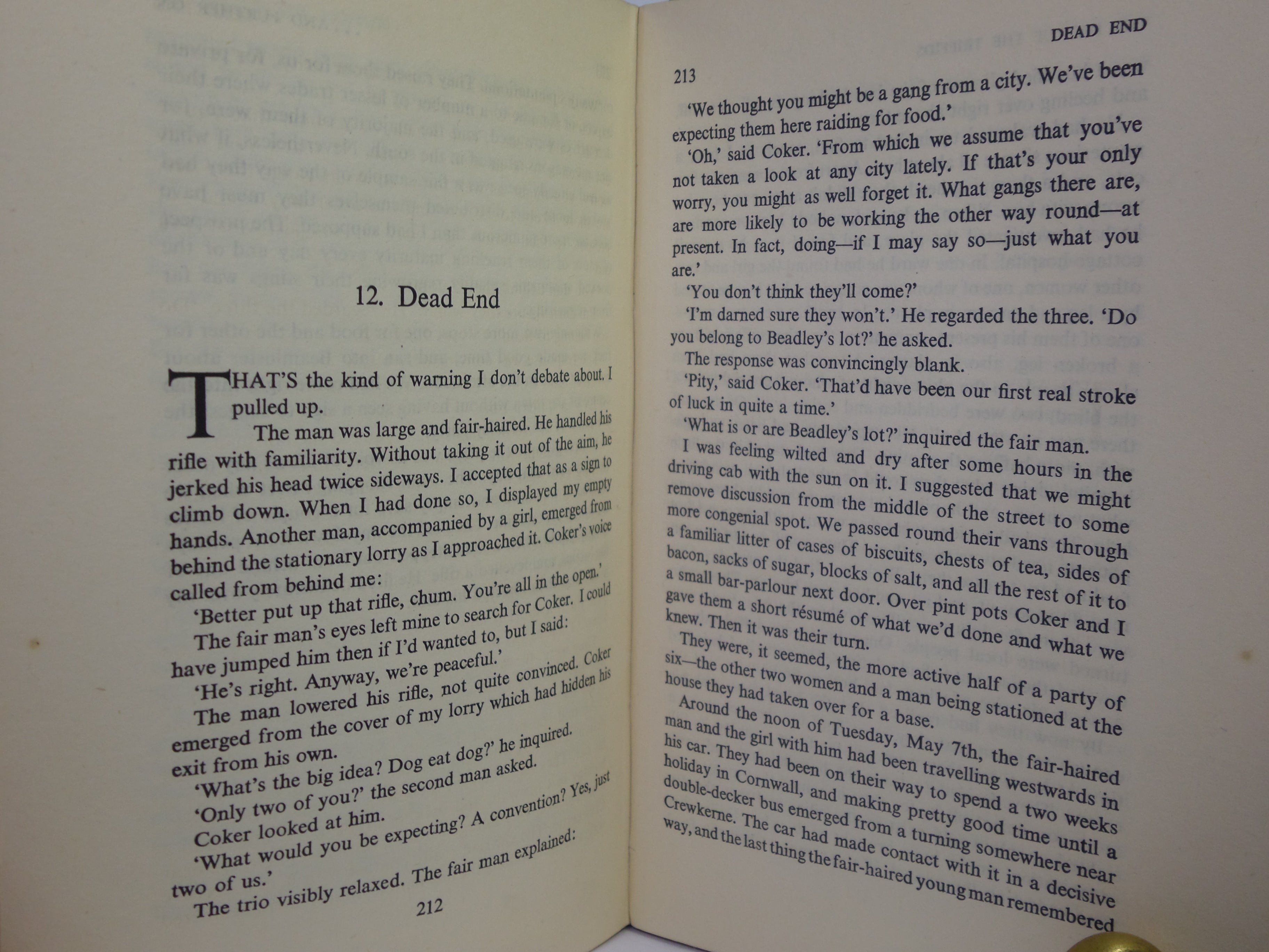 THE DAY OF THE TRIFFIDS BY JOHN WYNDHAM 1951 FIRST EDITION
