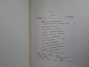 THE VISION OF HELL BY DANTE ALIGHIERI 1866 SIGNED LEATHER BINDING, GUSTAVE DORÉ ILLUSTRATIONS