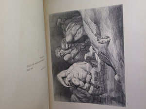 THE VISION OF HELL BY DANTE ALIGHIERI 1866 SIGNED LEATHER BINDING, GUSTAVE DORÉ ILLUSTRATIONS