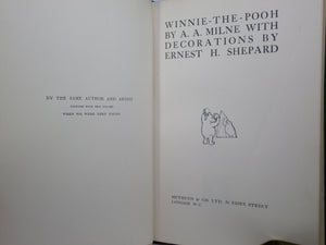 WINNIE-THE-POOH BY A. A. MILNE 1926 FIRST EDITION