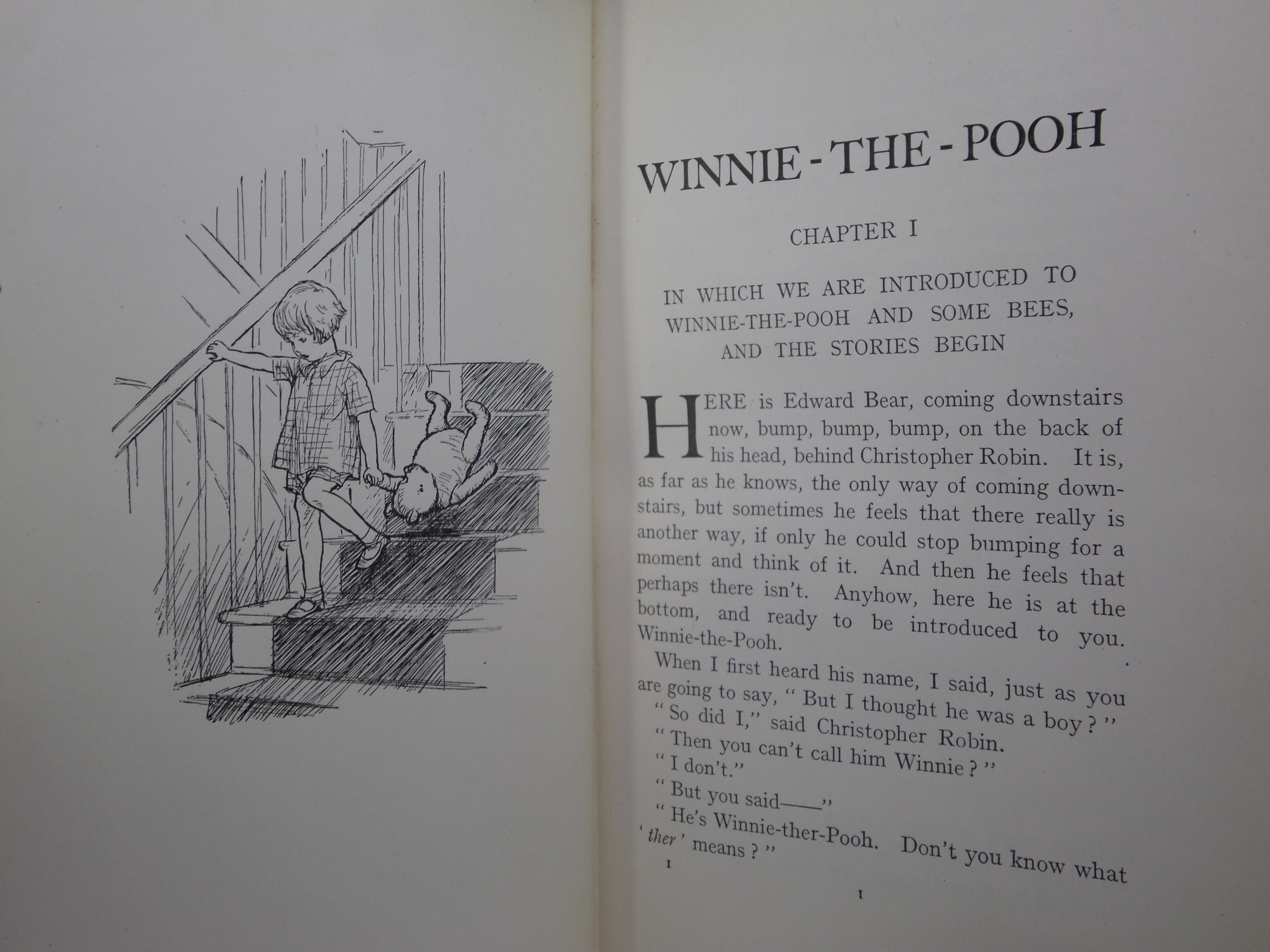 WINNIE-THE-POOH BY A. A. MILNE 1926 FIRST EDITION