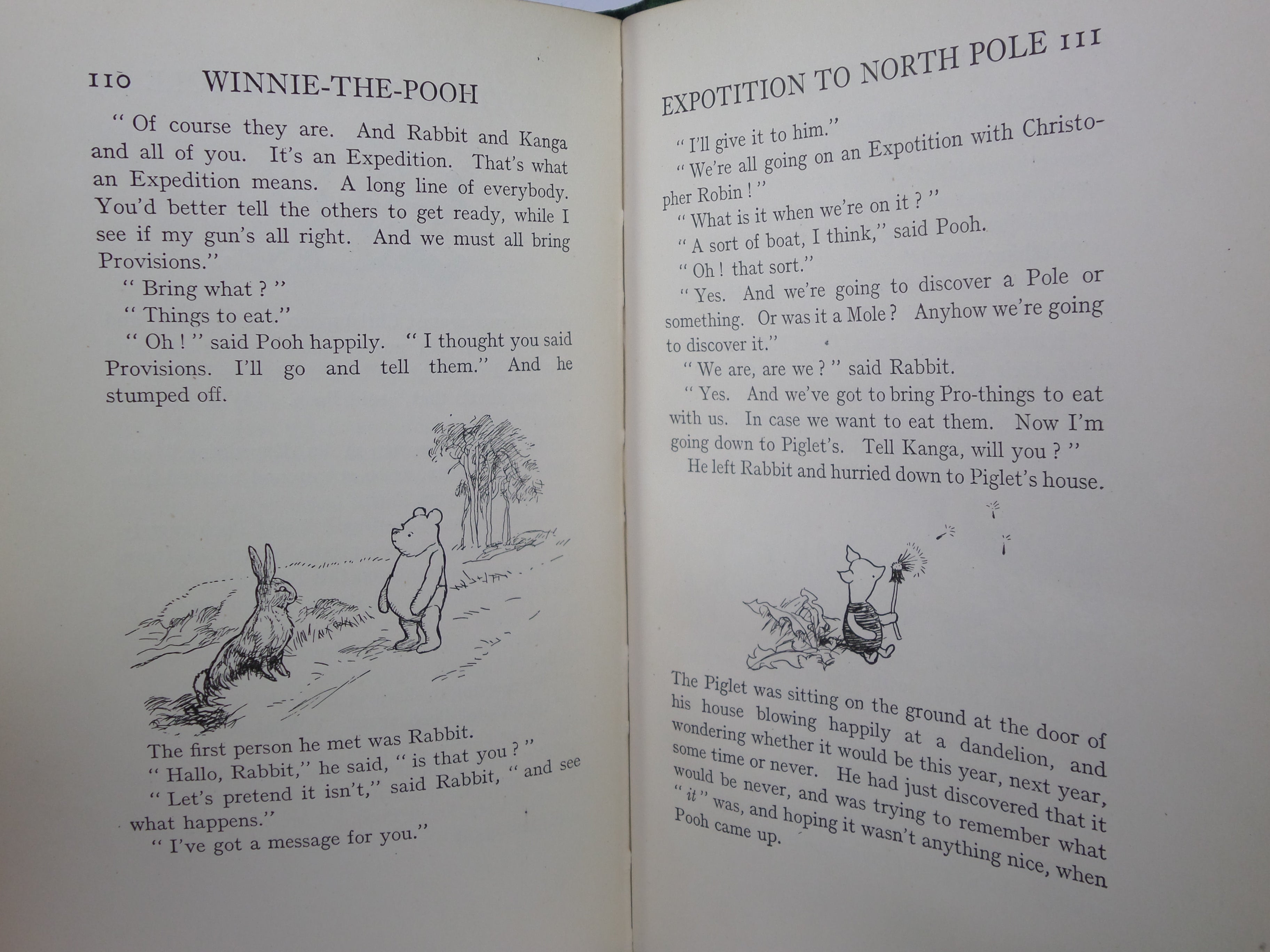 WINNIE-THE-POOH BY A. A. MILNE 1926 FIRST EDITION