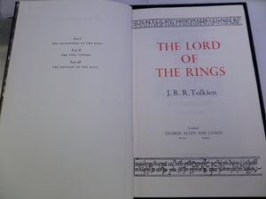 THE LORD OF THE RINGS TRILOGY BY J.R.R. TOLKIEN 1979 DELUXE EDITION