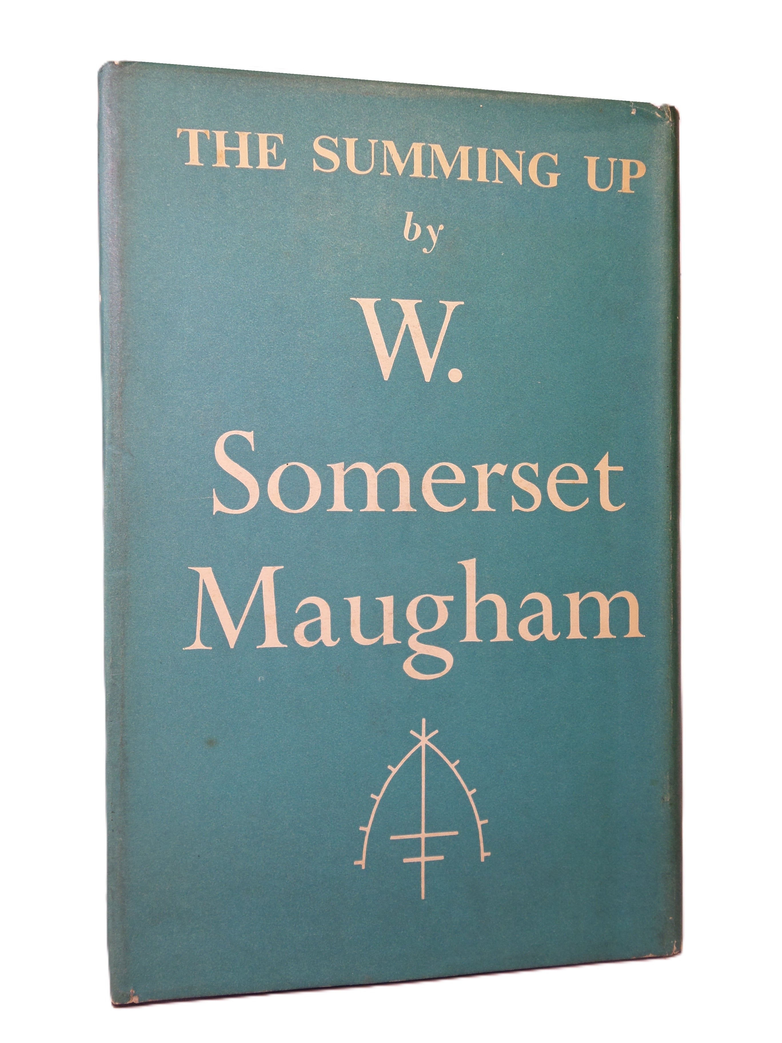 THE SUMMING UP BY WILLIAM SOMERSET MAUGHAM 1938 FIRST EDITION