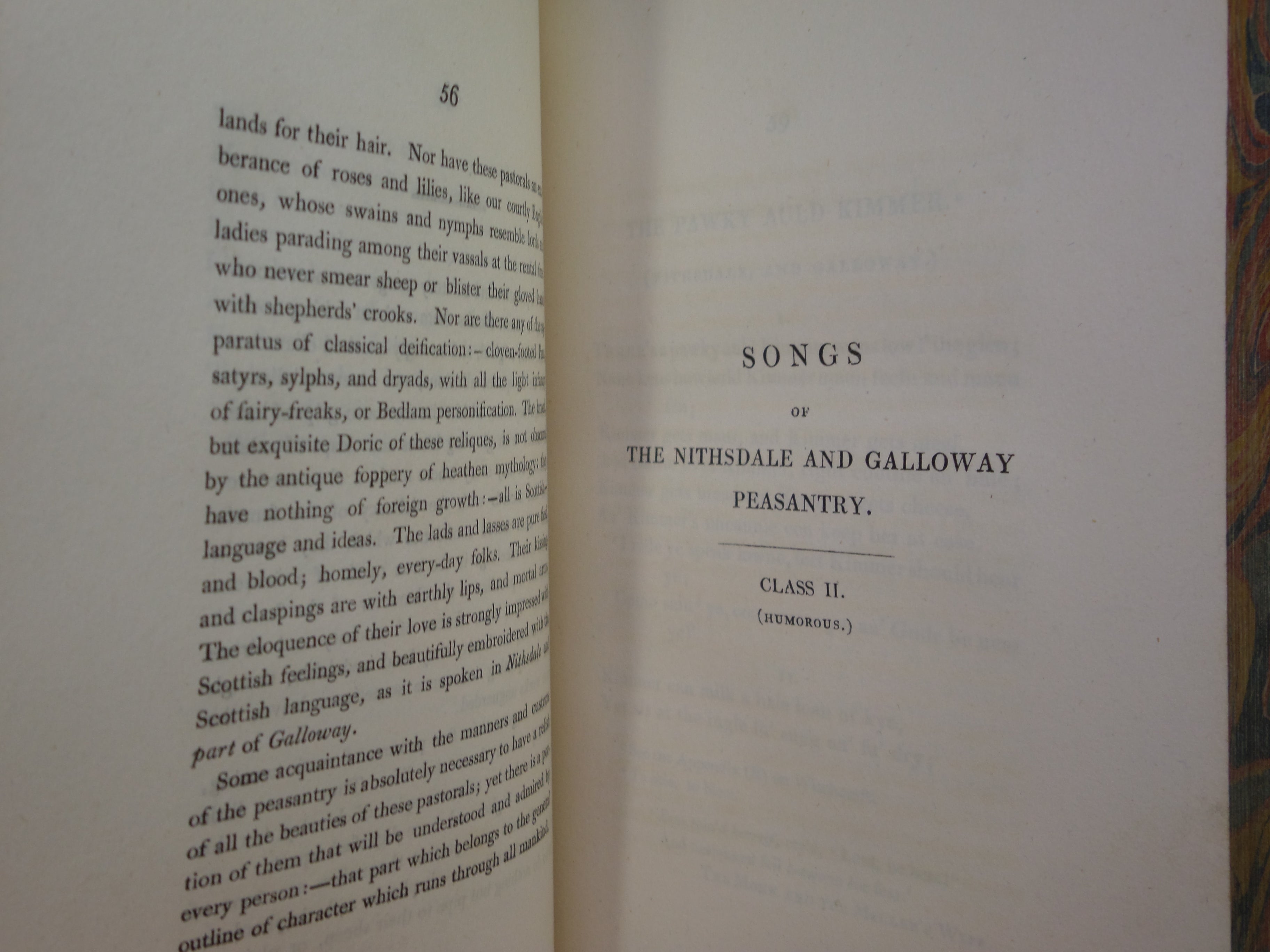 REMAINS OF NITHSDALE AND GALLOWAY SONG BY R. H. CROMEK 1810 LEATHER BINDING